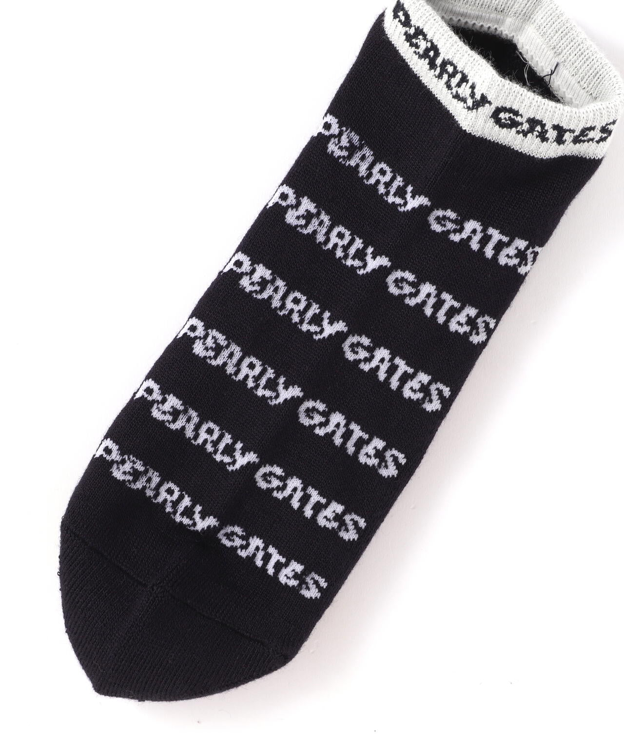 ロゴボーダーアンクルソックス (MENS)