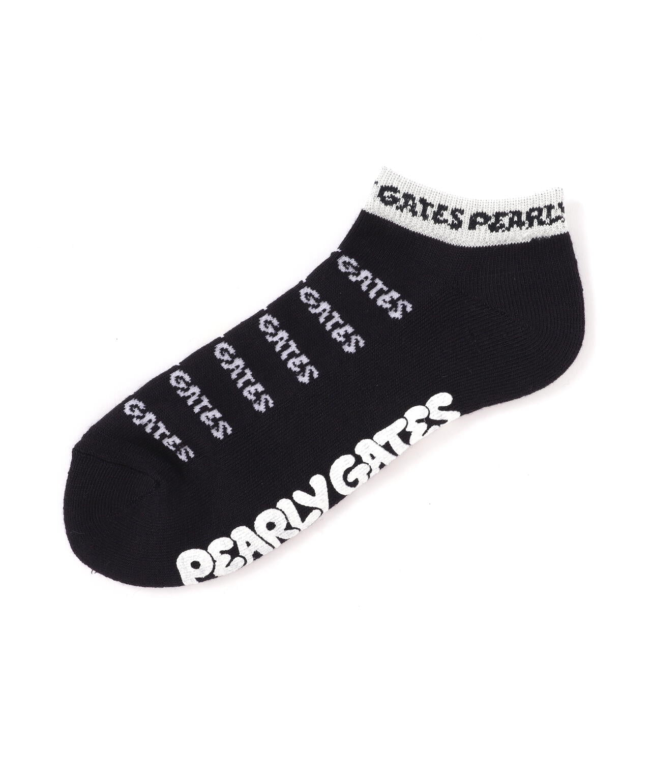 ロゴボーダーアンクルソックス (MENS)