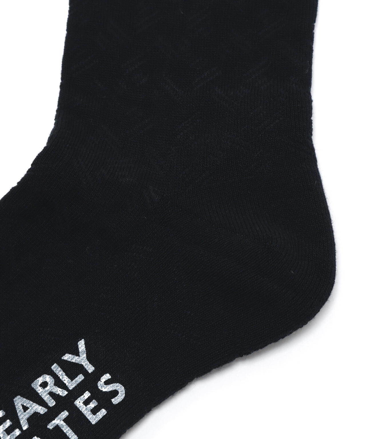 変形ダイヤ柄ミドルソックス (MENS)