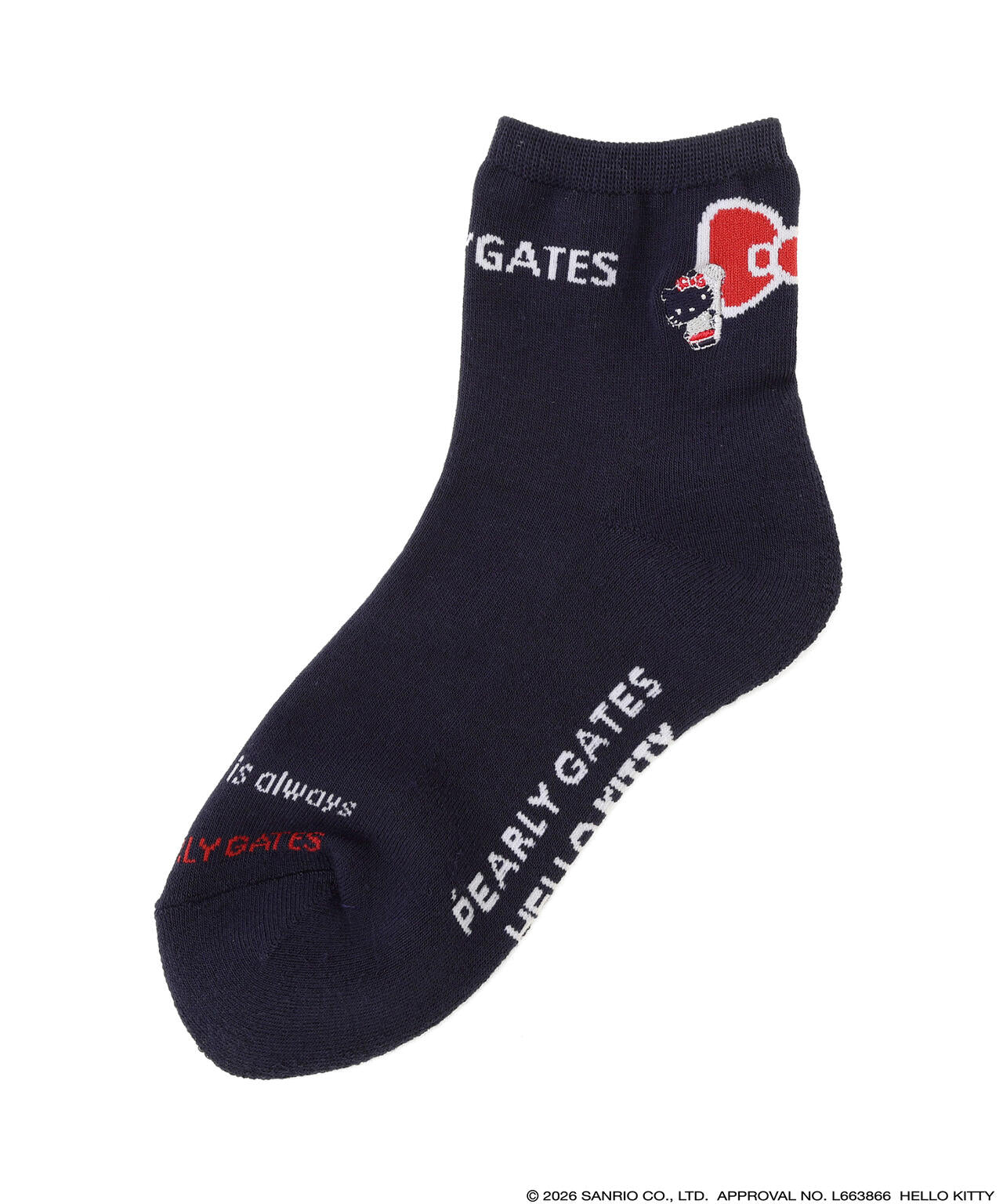 Hello Kitty×PEARLY GATES】ショートソックス (LADIES) | PEARLY GATES