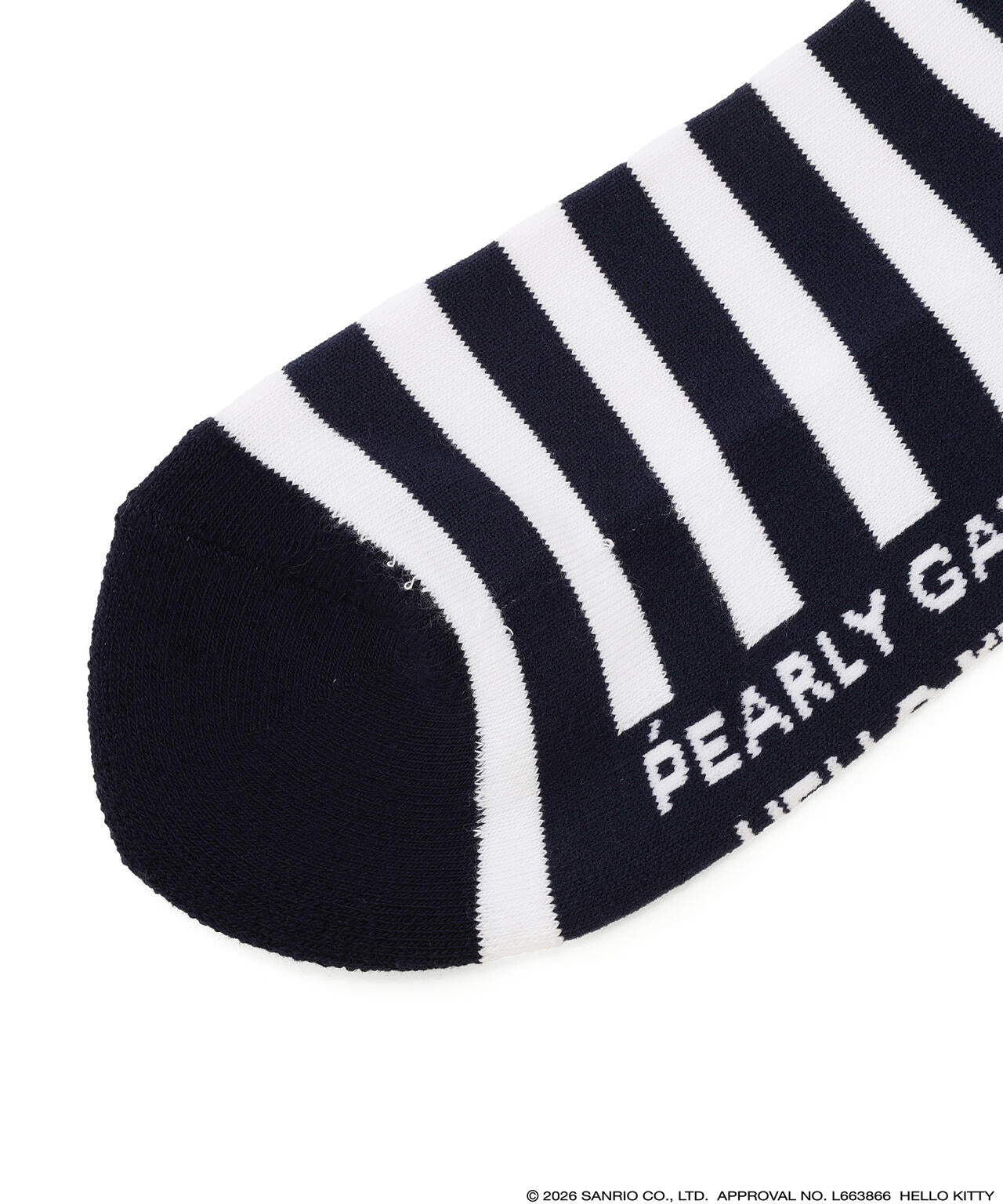 【Hello Kitty×PEARLY GATES】ボーダーショートソックス (MENS)