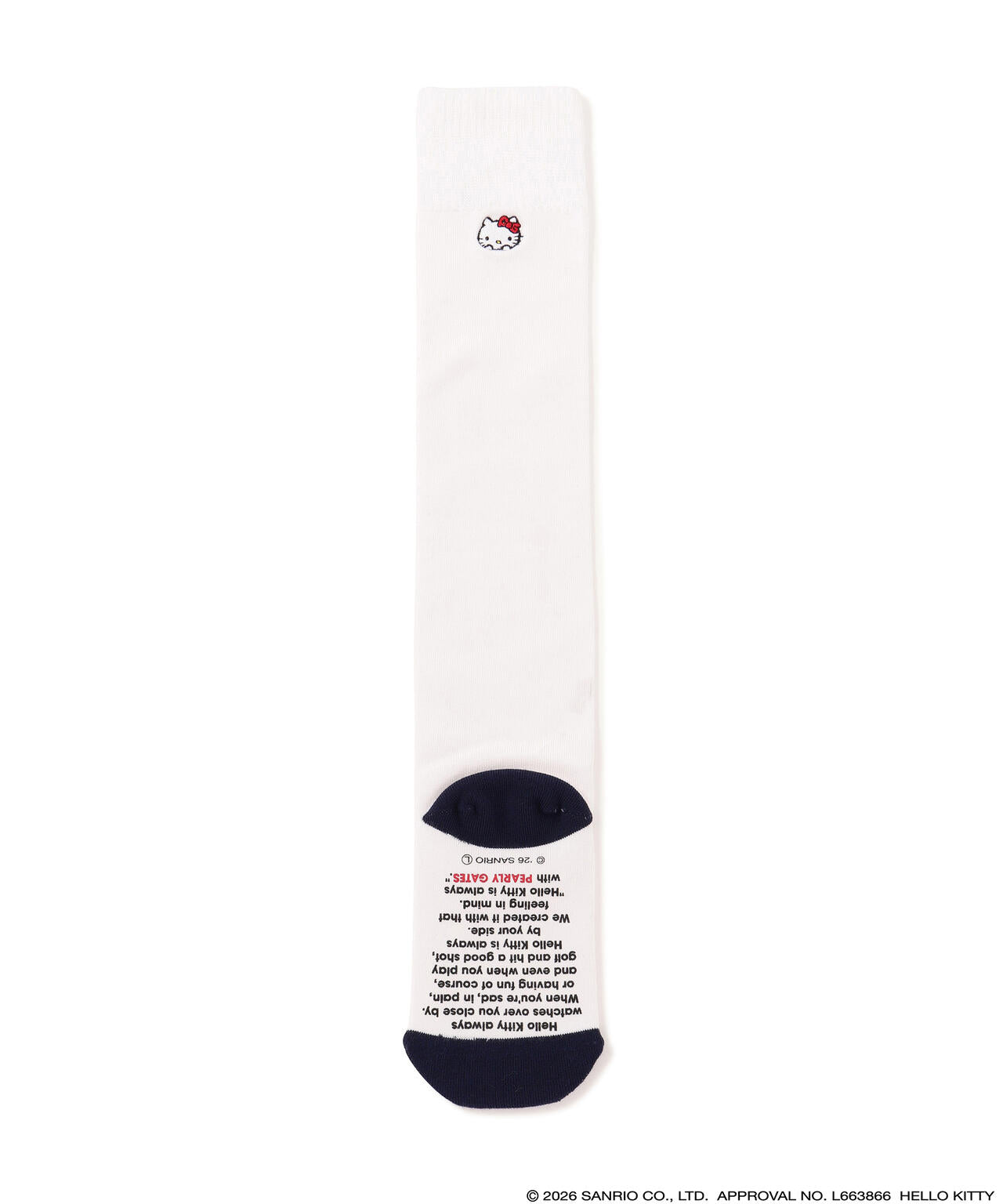【Hello Kitty×PEARLY GATES】ハイソックス (LADIES)