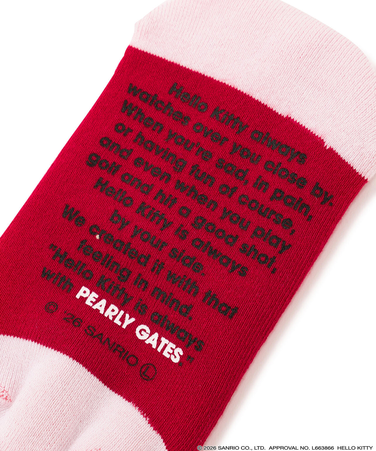【Hello Kitty×PEARLY GATES】ハイソックス (LADIES)