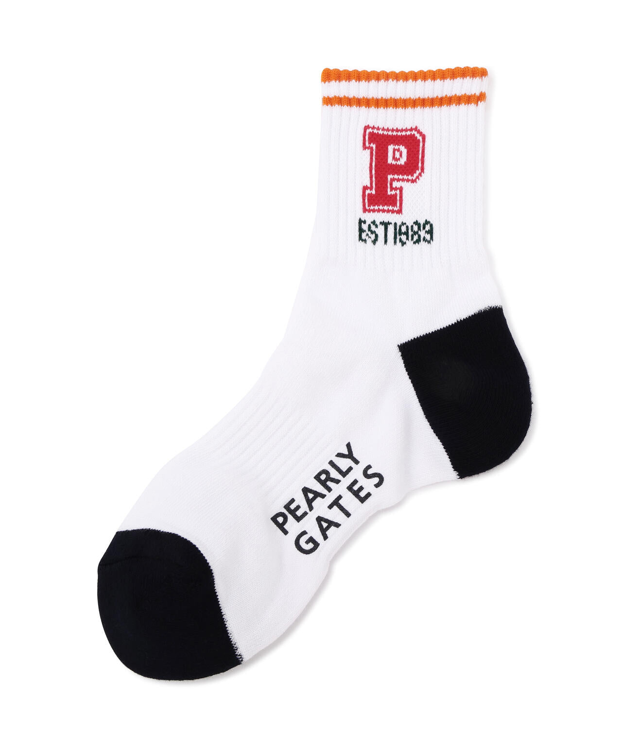 カレッジロゴショートソックス (MENS) | PEARLY GATES（パーリーゲイツ
