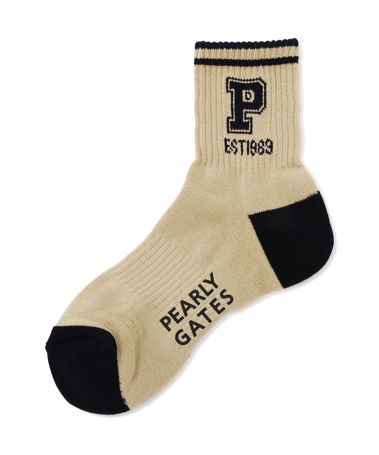 カレッジロゴショートソックス (MENS) | PEARLY GATES（パーリーゲイツ