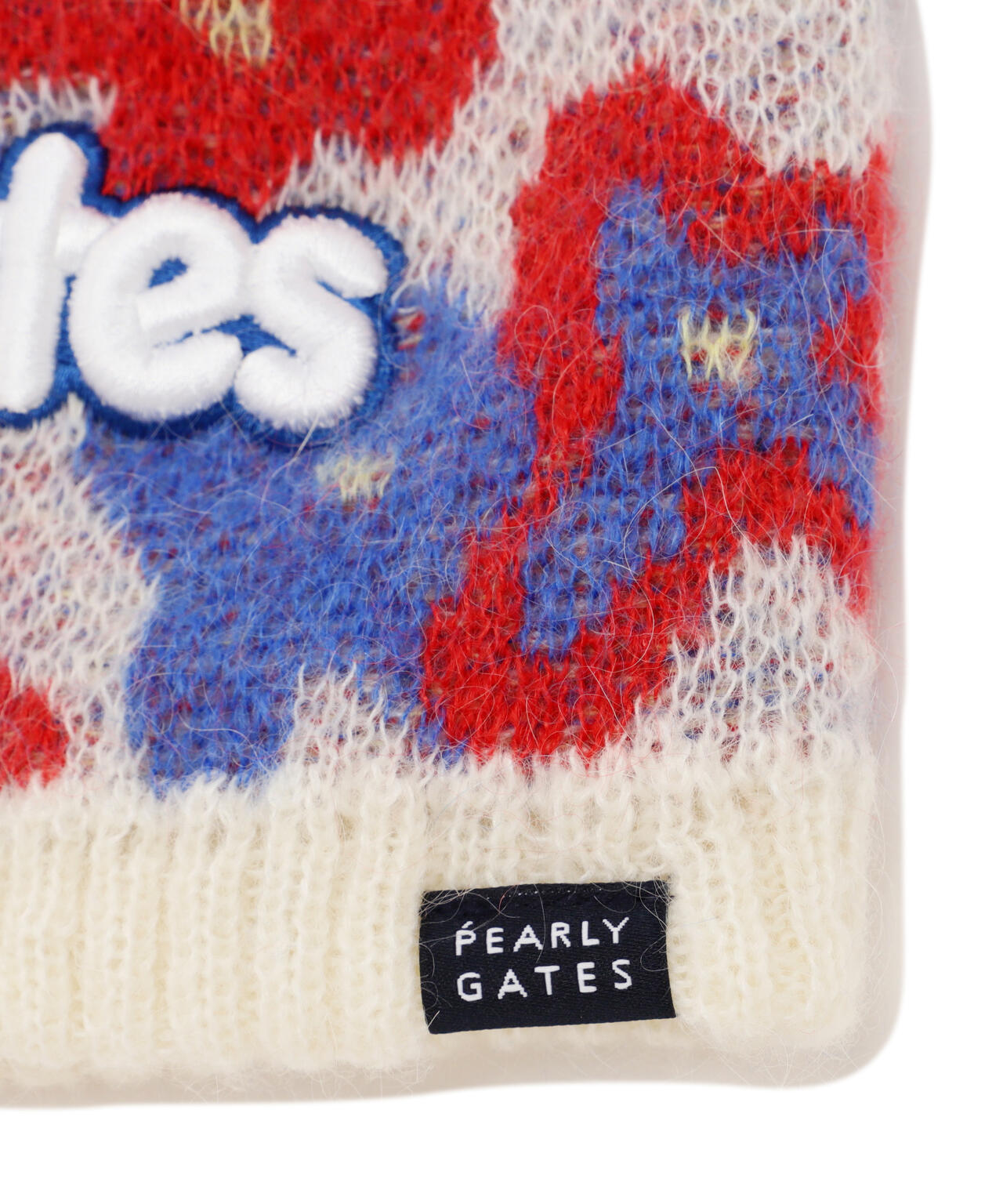 POP花柄梵天付きニットワッチ (UNISEX)