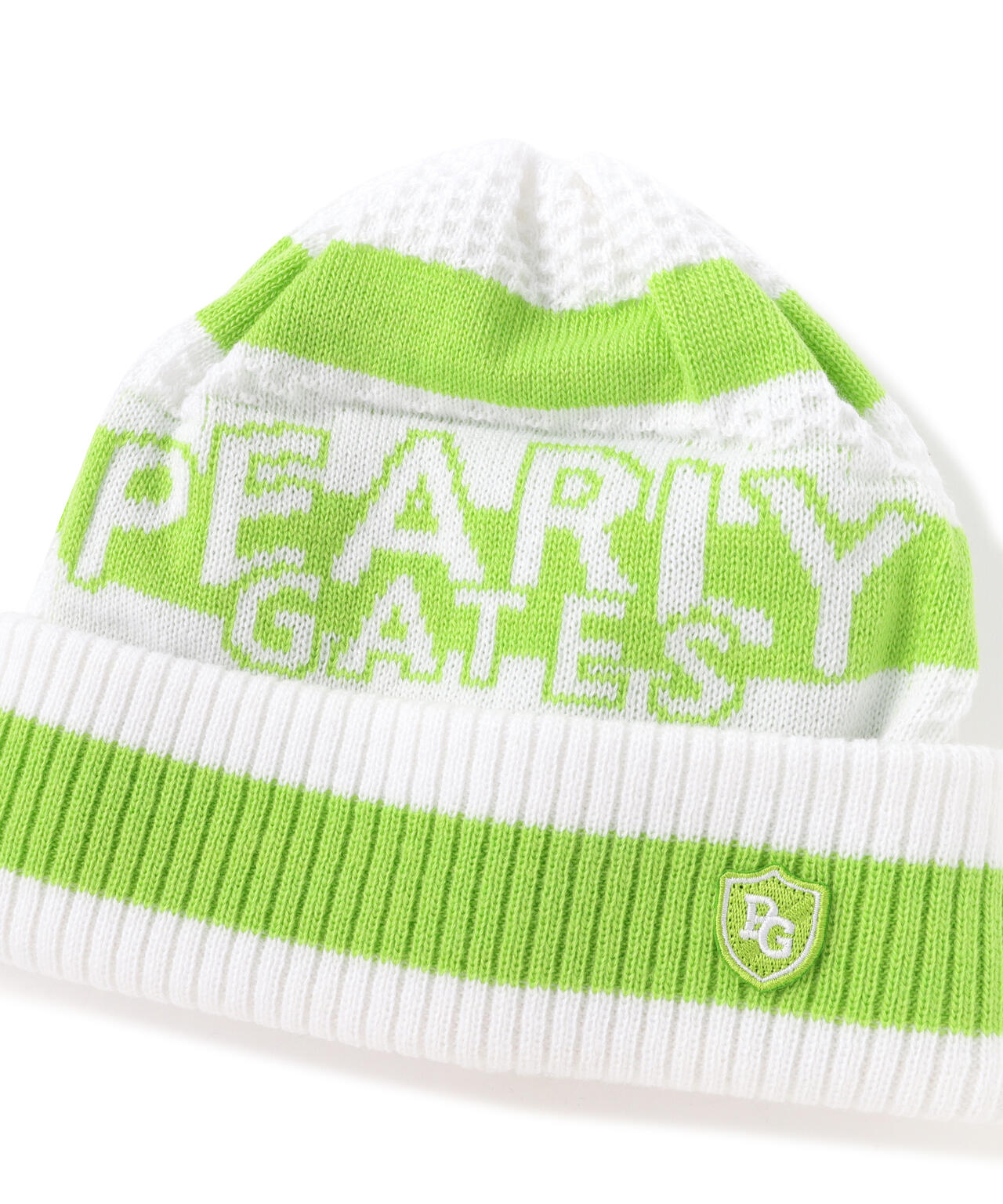 ボーダー柄ロゴニットワッチ (UNISEX) | PEARLY GATES（パーリーゲイツ