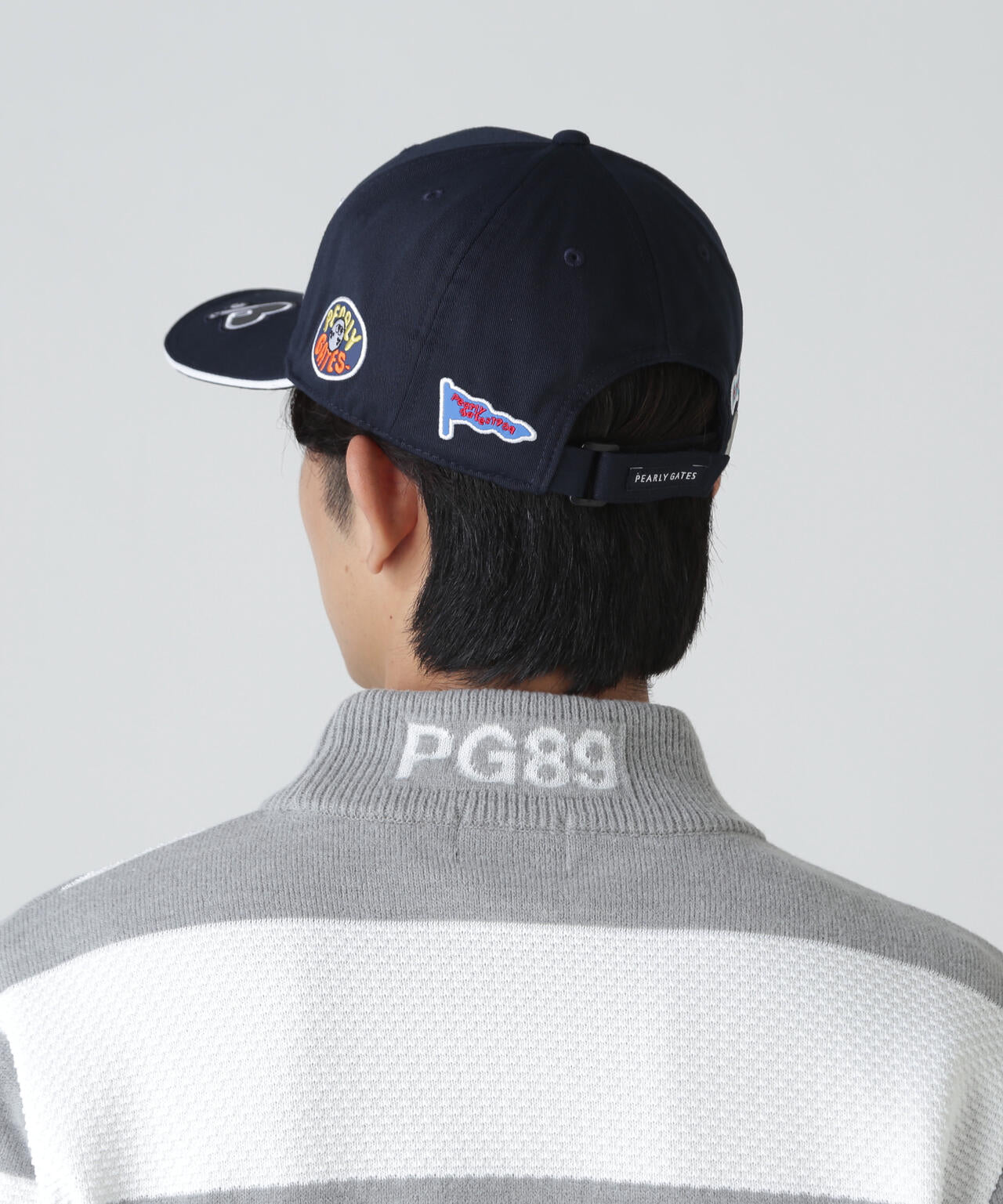 2段ロゴリサイクルツイルBASICキャップ (UNISEX) | PEARLY GATES