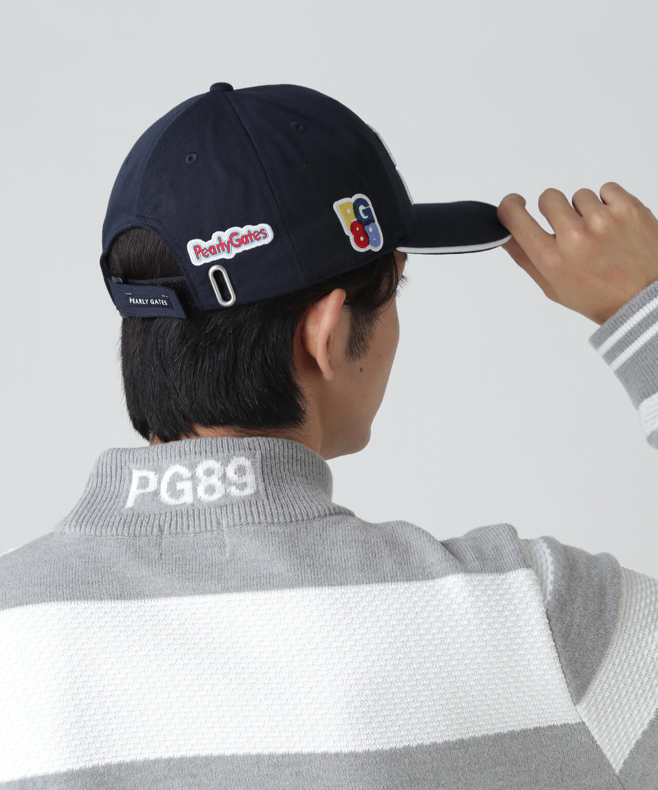 2段ロゴリサイクルツイルBASICキャップ (UNISEX) | PEARLY GATES