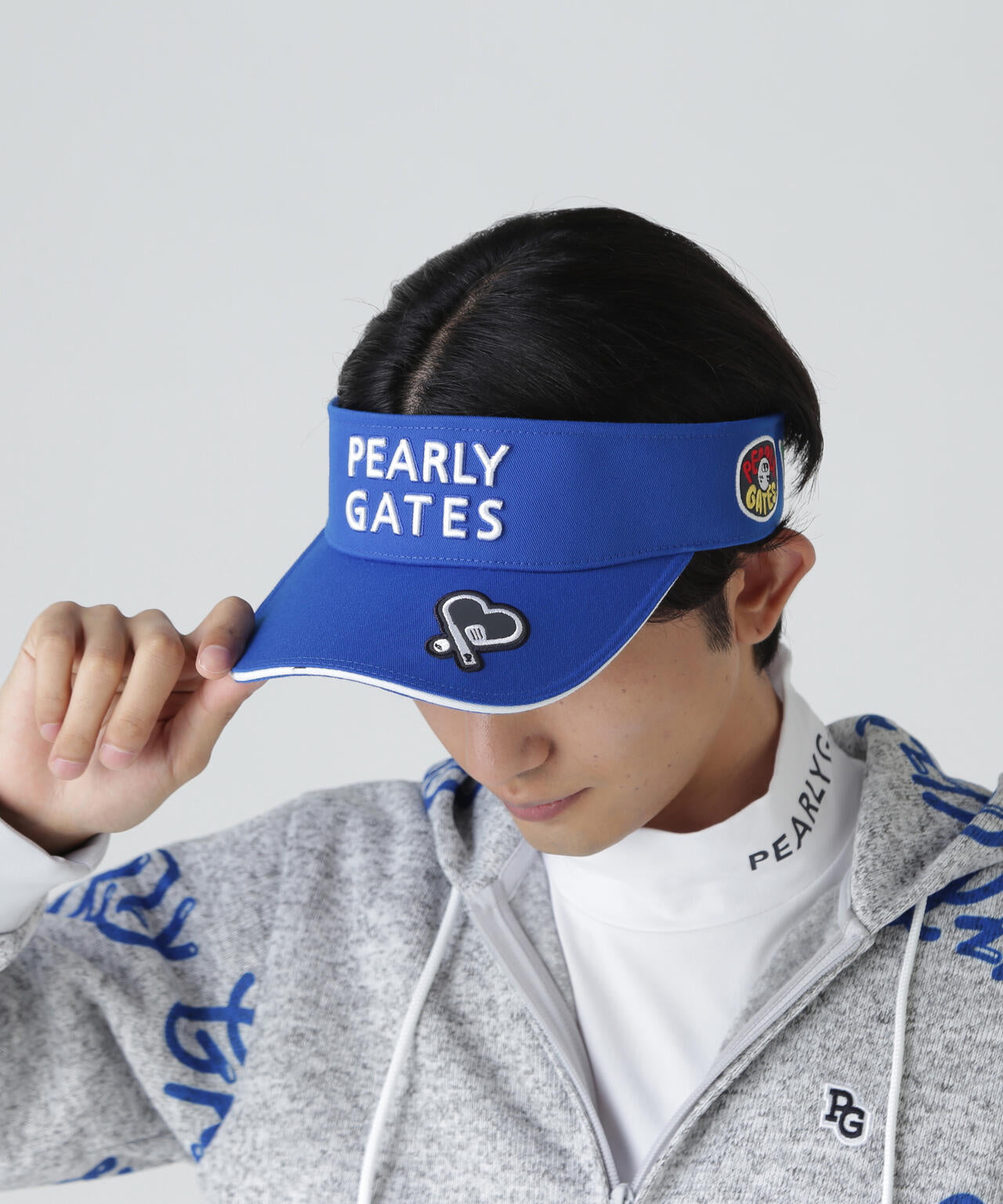 2段ロゴリサイクルツイルBASICバイザー (UNISEX)