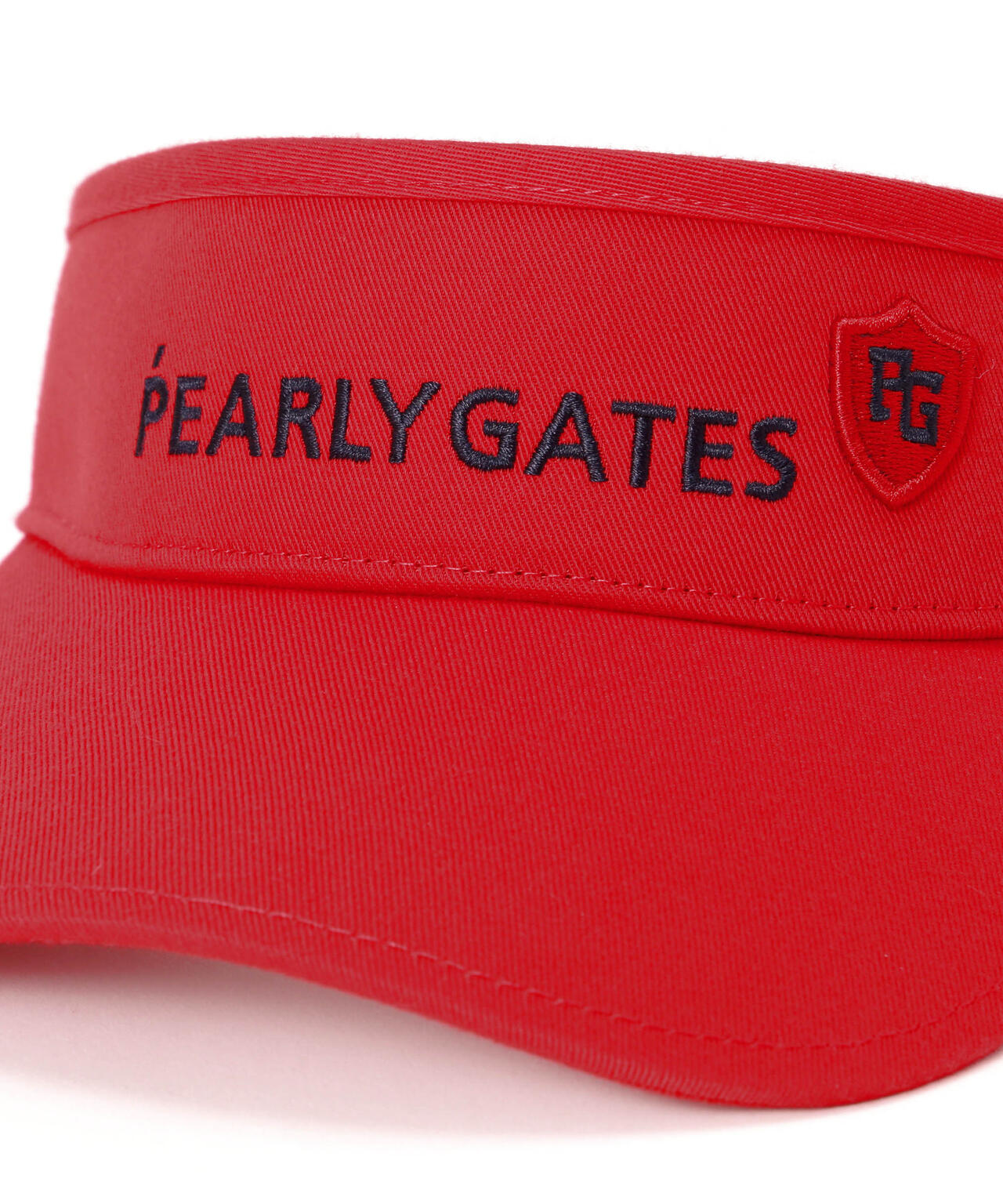 BASICロゴ刺繍リサイクルツイルバイザー (UNISEX)