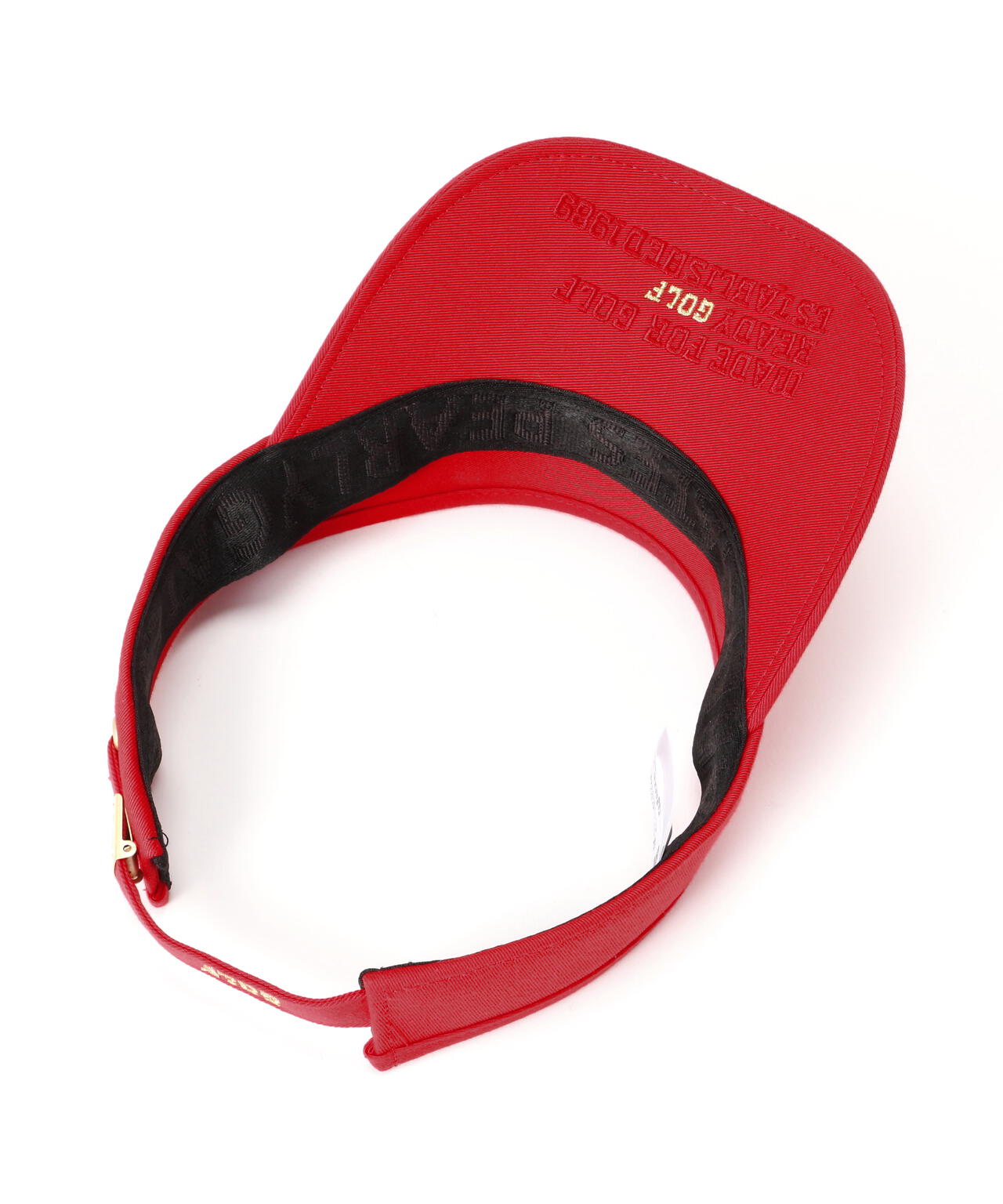 BASICロゴ刺繍リサイクルツイルバイザー (UNISEX)