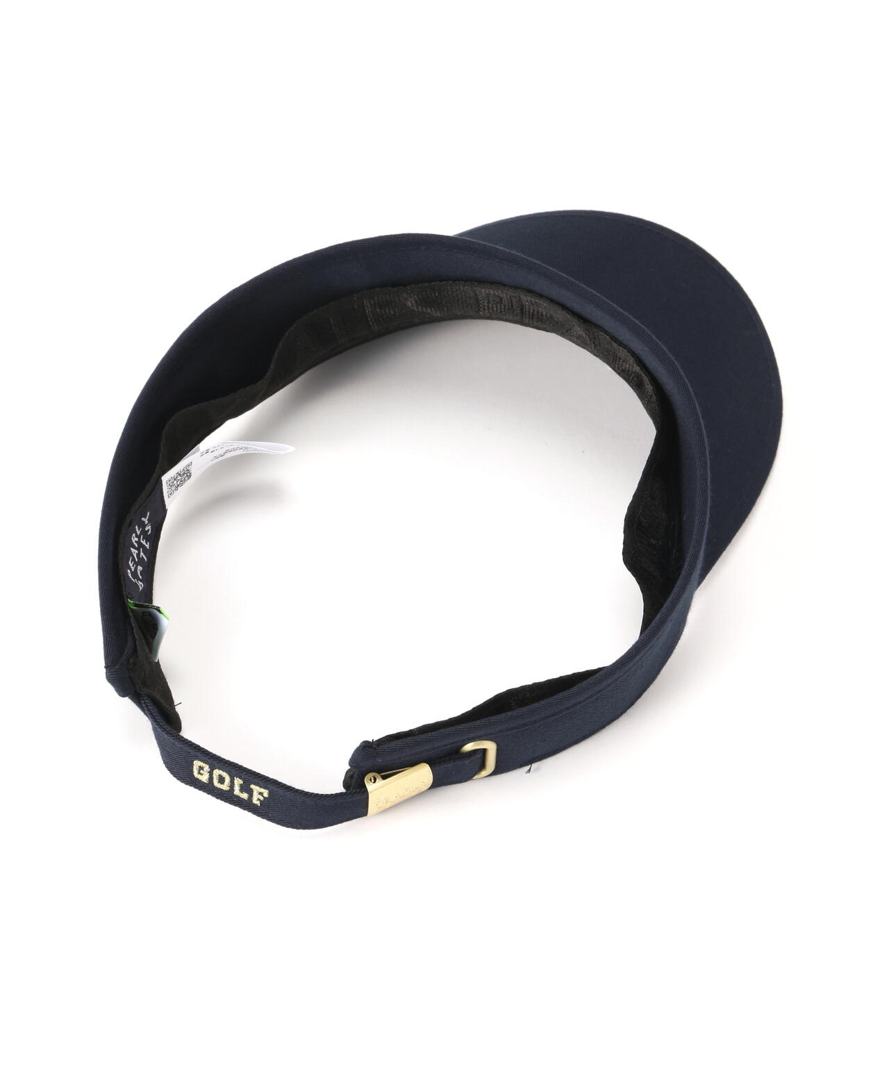 BASICロゴ刺繍リサイクルツイルバイザー (UNISEX)