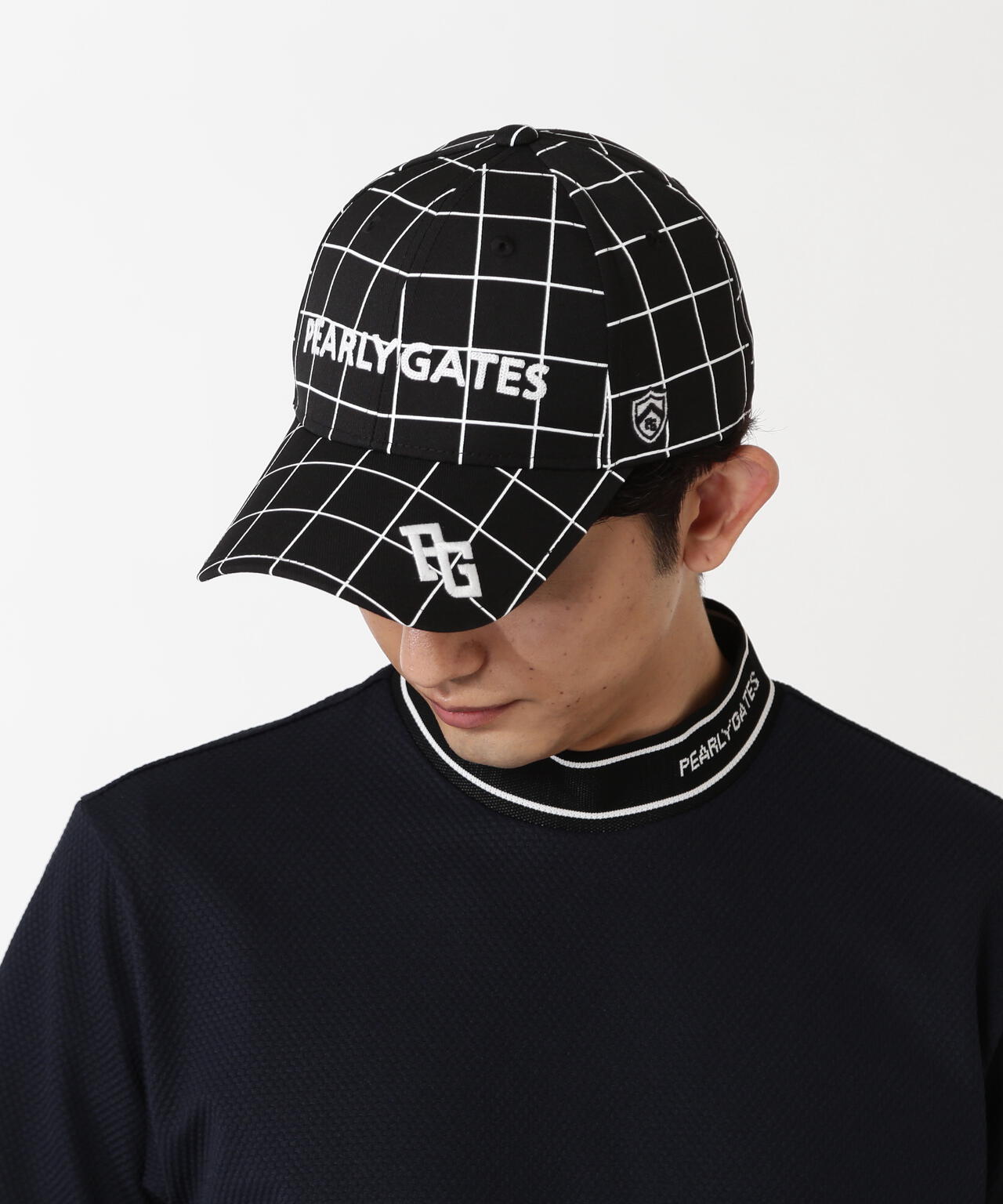 ウィンドペン柄UVキャップ (UNISEX) | PEARLY GATES（パーリーゲイツ