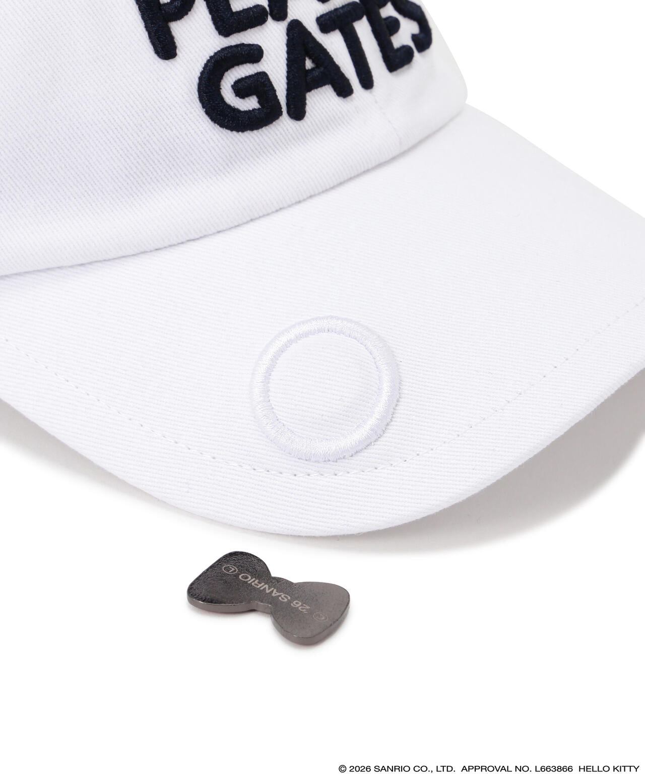 【Hello Kitty×PEARLY GATES】ツイルキャップ (UNISEX)