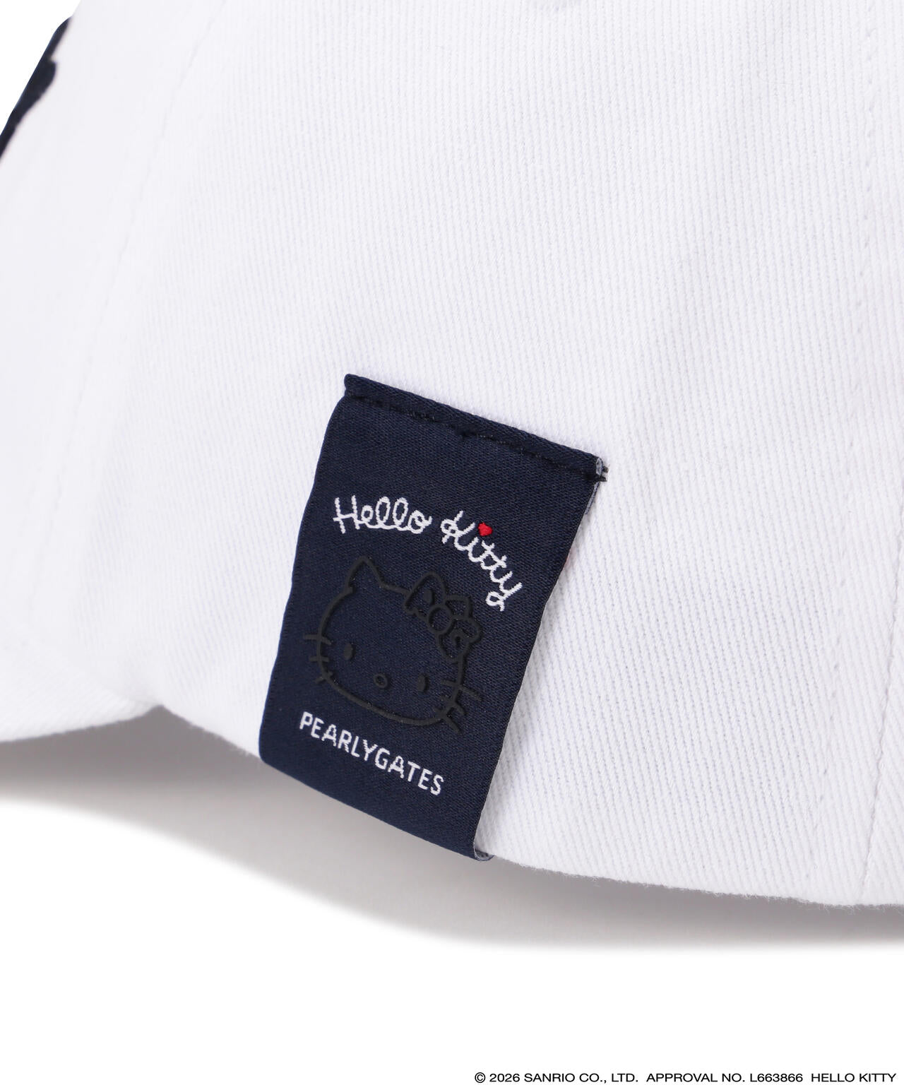 【Hello Kitty×PEARLY GATES】ツイルキャップ (UNISEX)