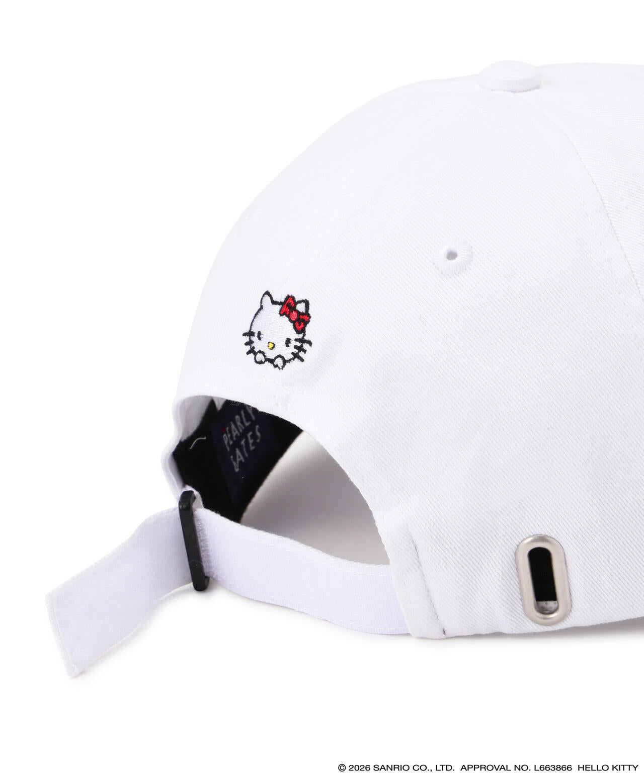 【Hello Kitty×PEARLY GATES】ツイルキャップ (UNISEX)