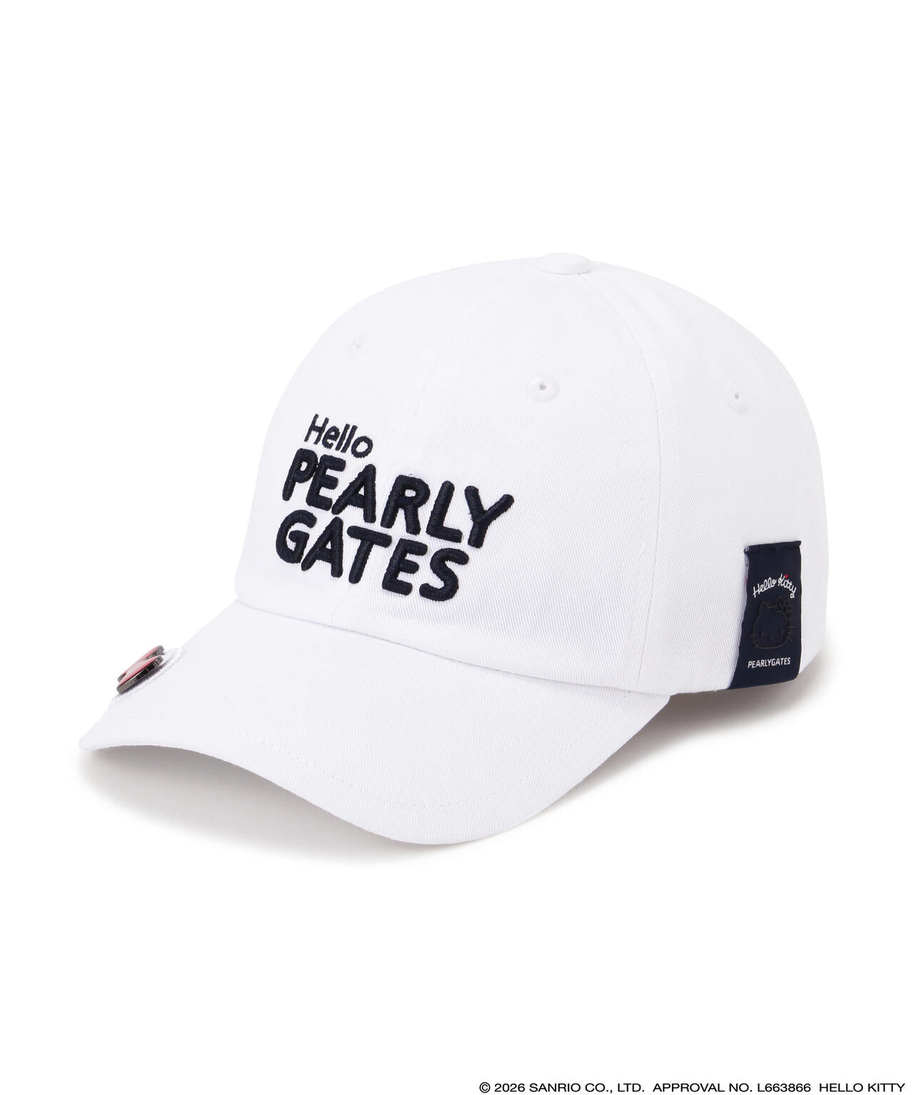 ★PEARLY GATES★　パーリーゲイツ　キャップ　新品 PEARLY GATES（パーリーゲイツ） キャップ 帽子 「PEARLY GATES」差込