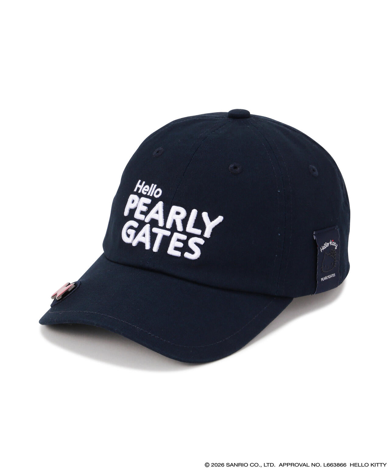 【Hello Kitty×PEARLY GATES】ツイルキャップ (UNISEX)