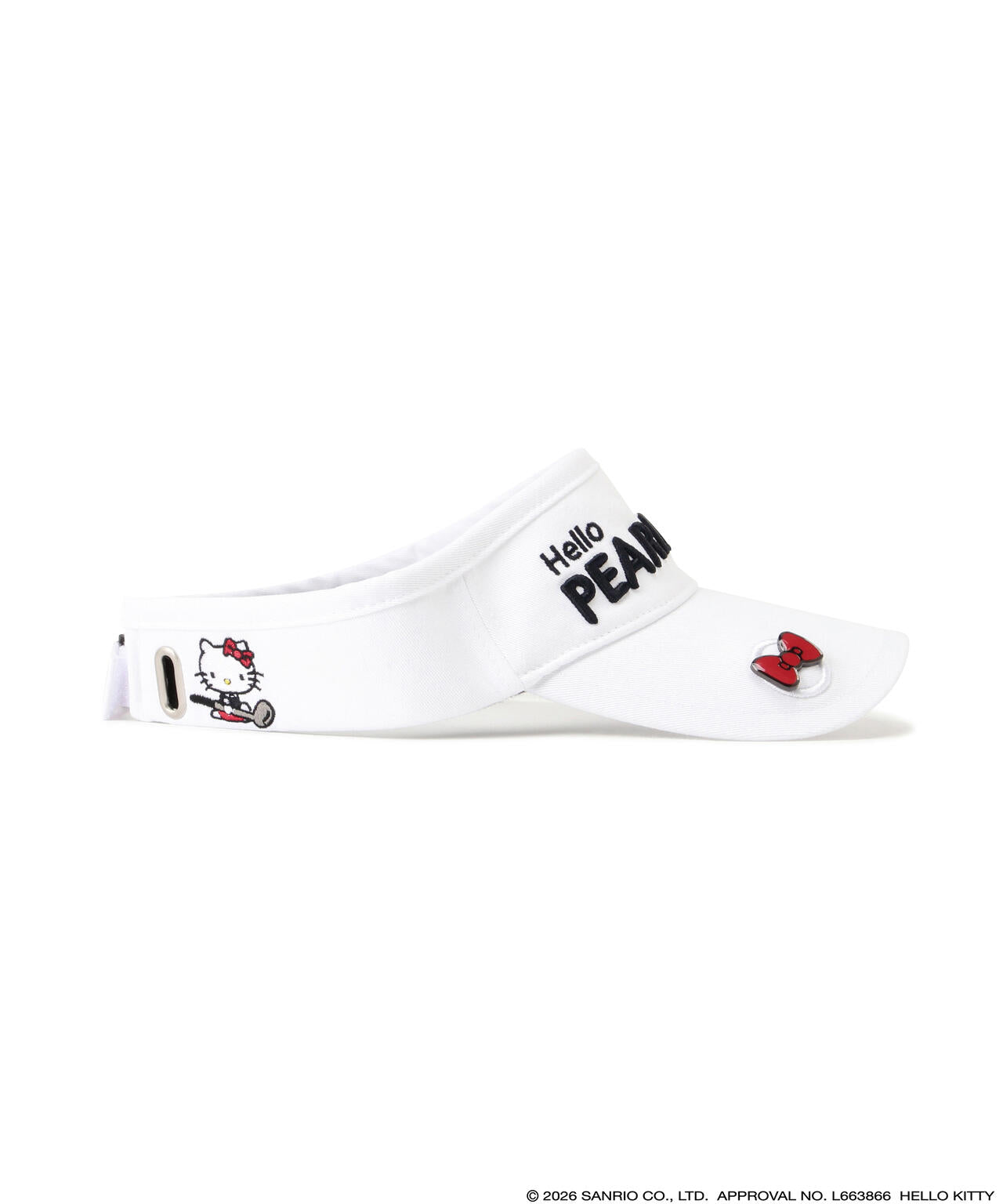 Hello Kitty×PEARLY GATES】ツイルバイザー (UNISEX) | PEARLY GATES