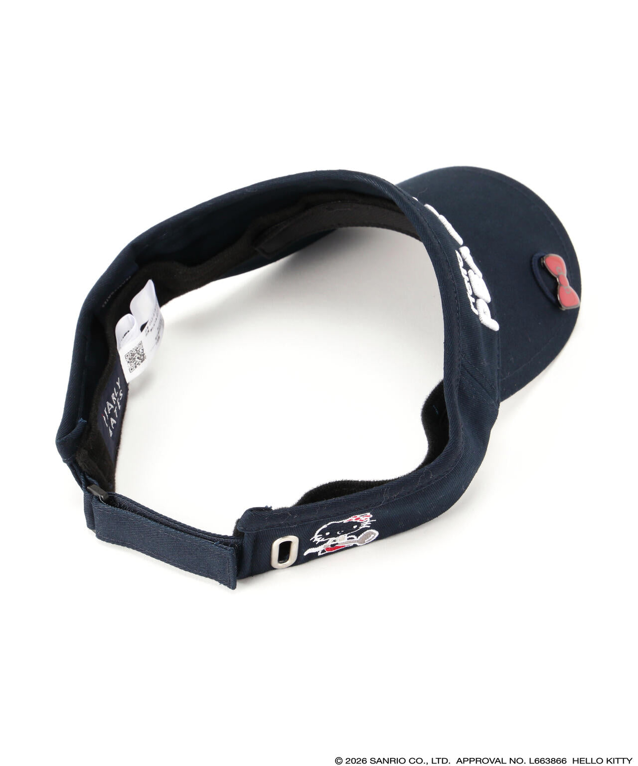 【Hello Kitty×PEARLY GATES】ツイルバイザー (UNISEX)