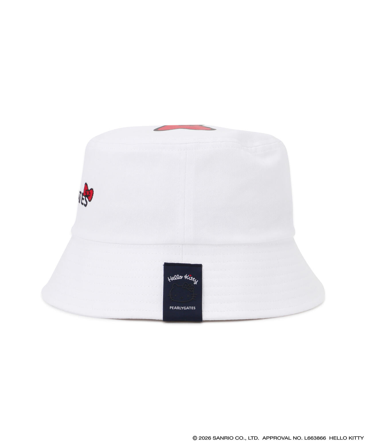 【Hello Kitty×PEARLY GATES】ツイルハット (UNISEX)