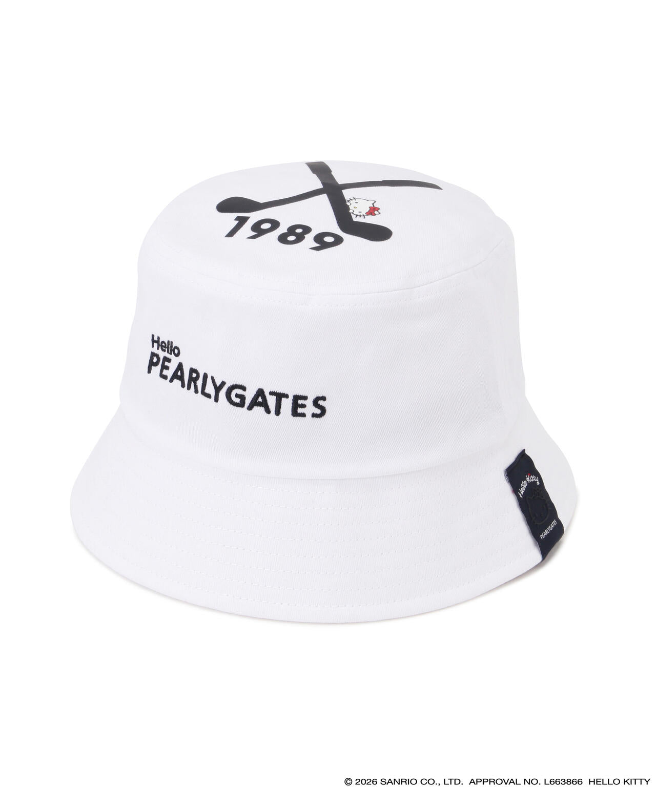 【Hello Kitty×PEARLY GATES】ツイルハット (UNISEX)