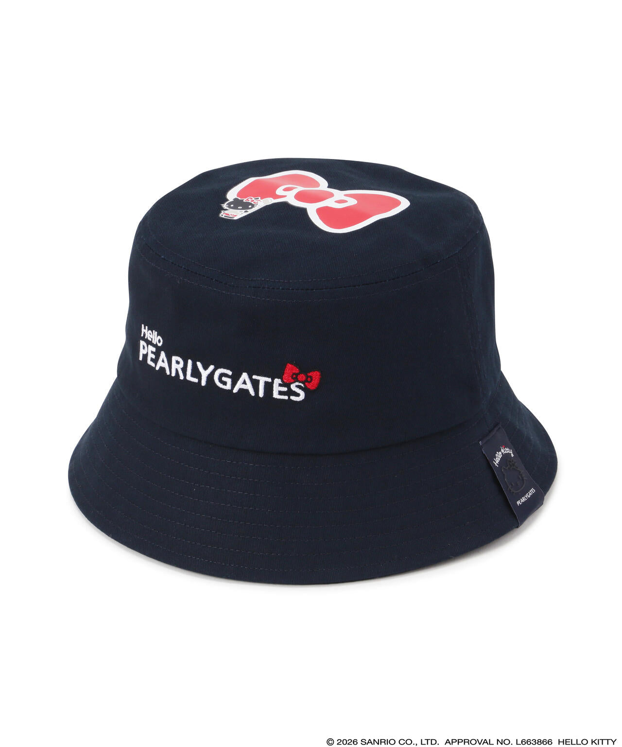 Hello Kitty x PEARLY GATES コラボハット限定品 Hello Kitty×PEARLY GATES】ツイルハット (UNISEX) | PEARLY GATES