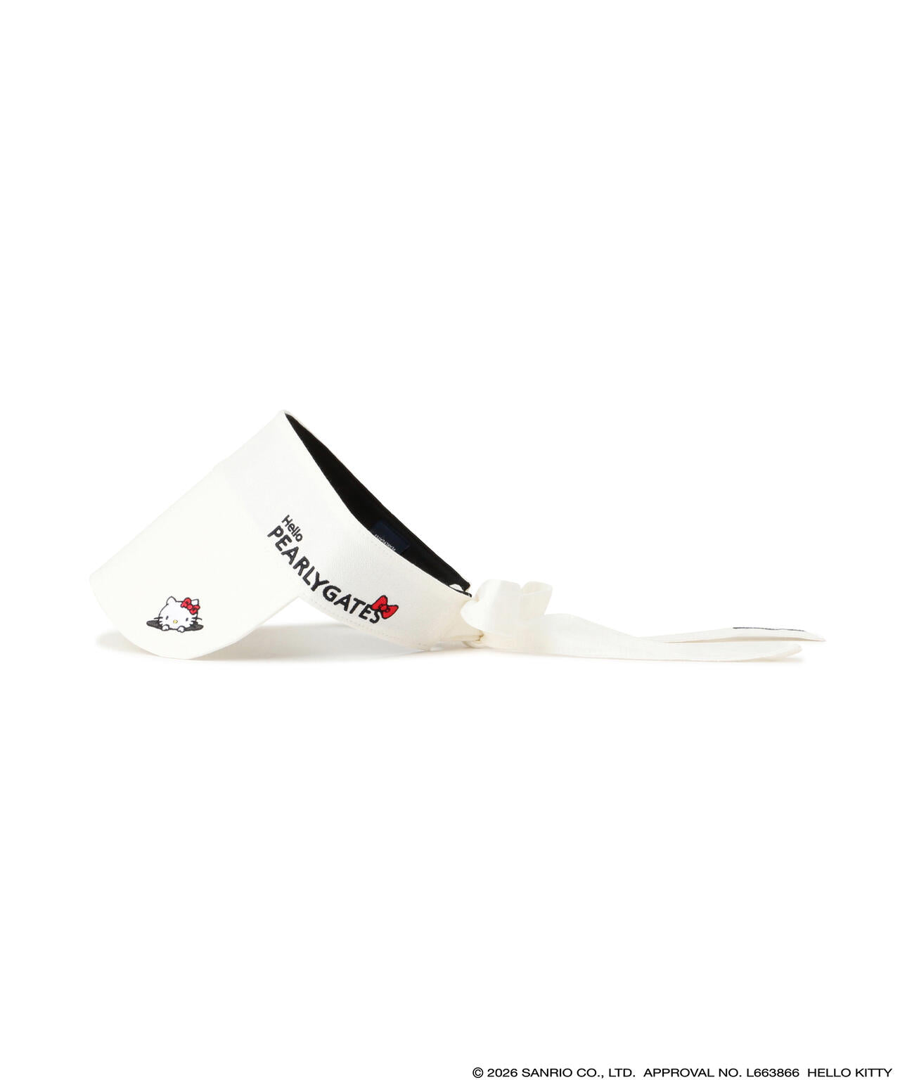 【Hello Kitty×PEARLY GATES】リボンバイザー (LADIES)