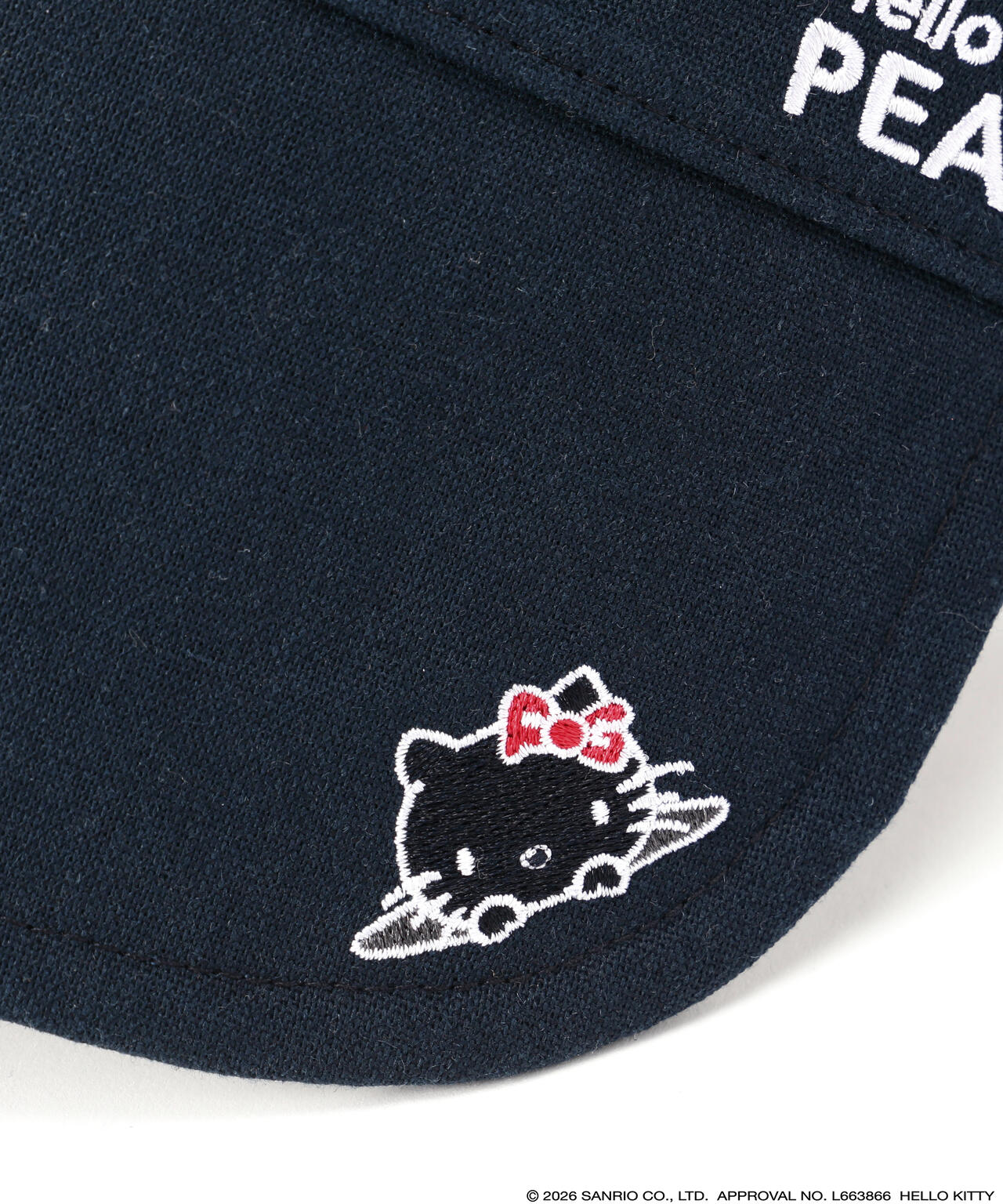 【Hello Kitty×PEARLY GATES】リボンバイザー (LADIES)