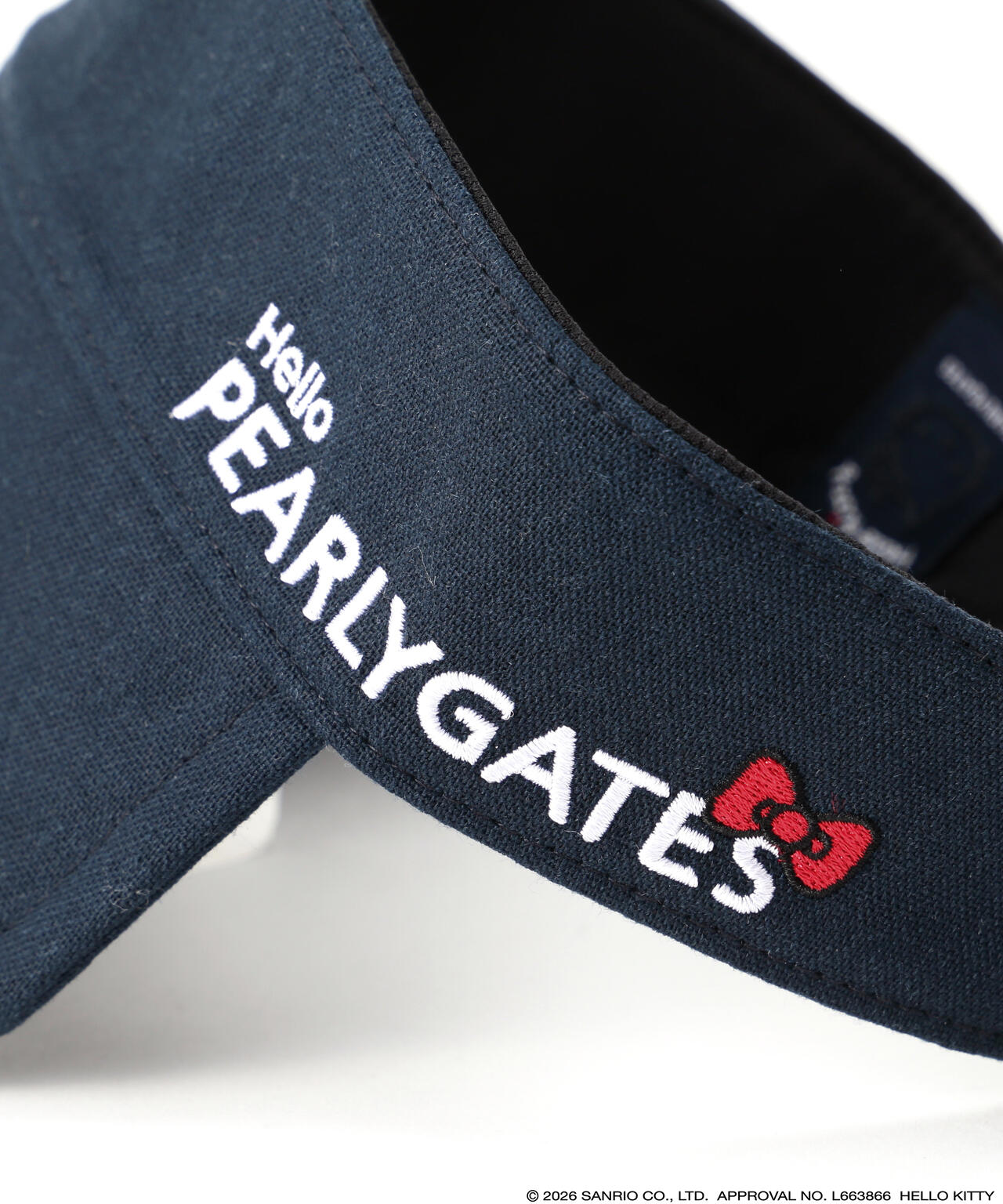 【Hello Kitty×PEARLY GATES】リボンバイザー (LADIES)