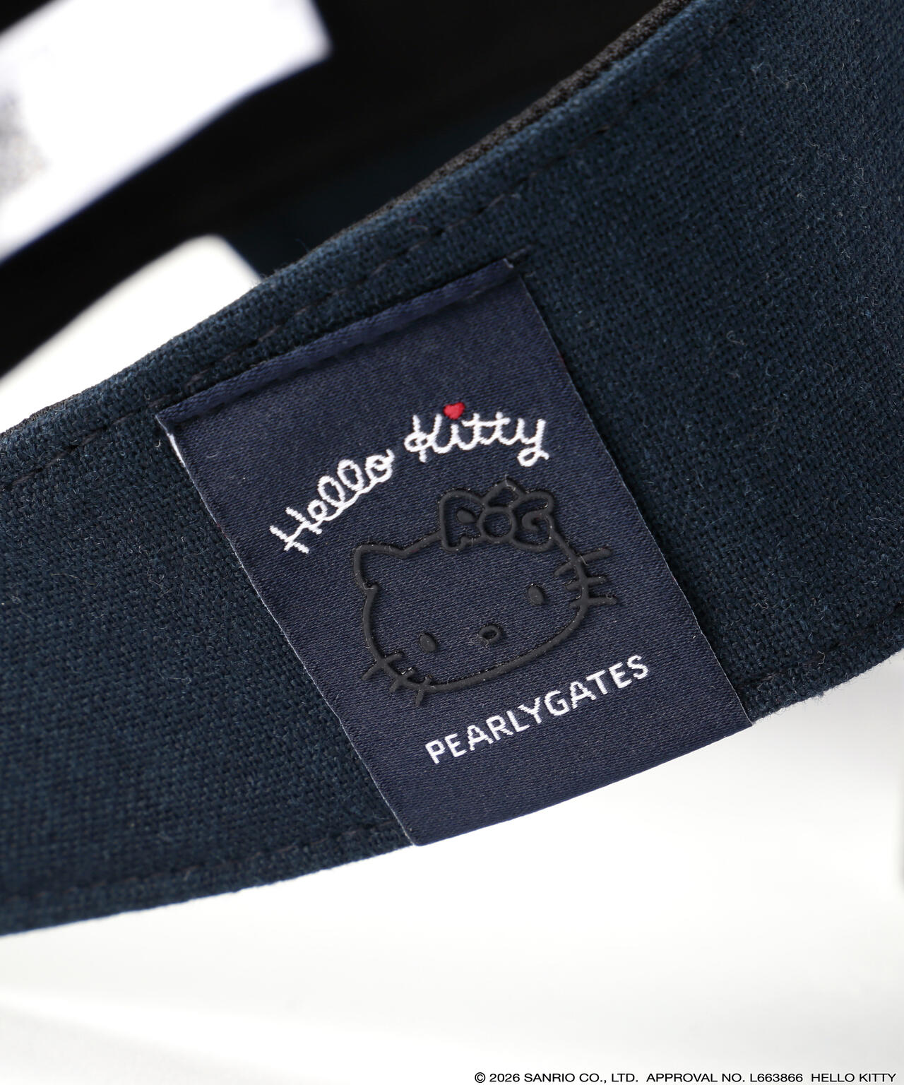 【Hello Kitty×PEARLY GATES】リボンバイザー (LADIES)