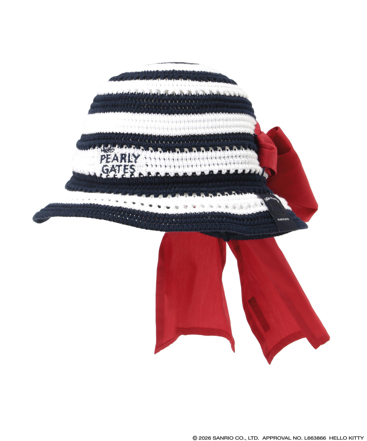 【Hello Kitty×PEARLY GATES】リボンサーモハット (LADIES)