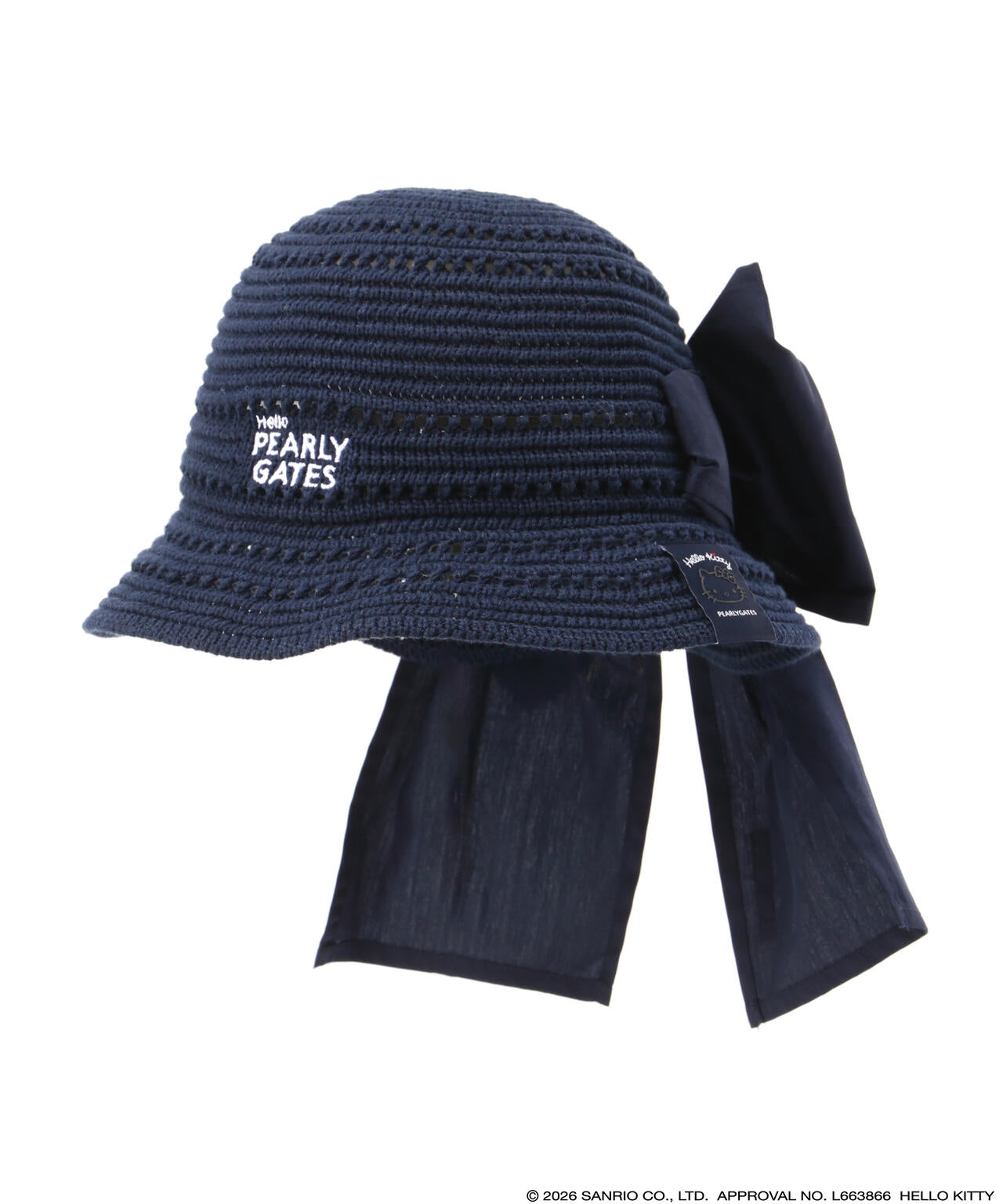 【Hello Kitty×PEARLY GATES】リボンサーモハット (LADIES)