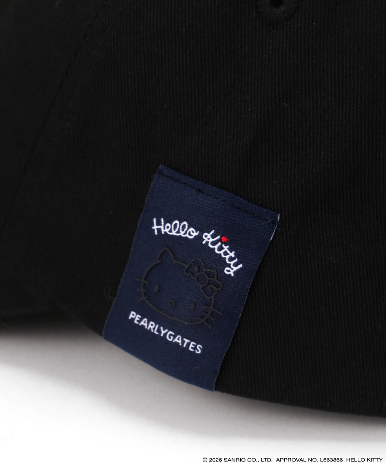 公式オンライン限定】【Hello Kitty×PEARLY GATES】ツイルキャップ