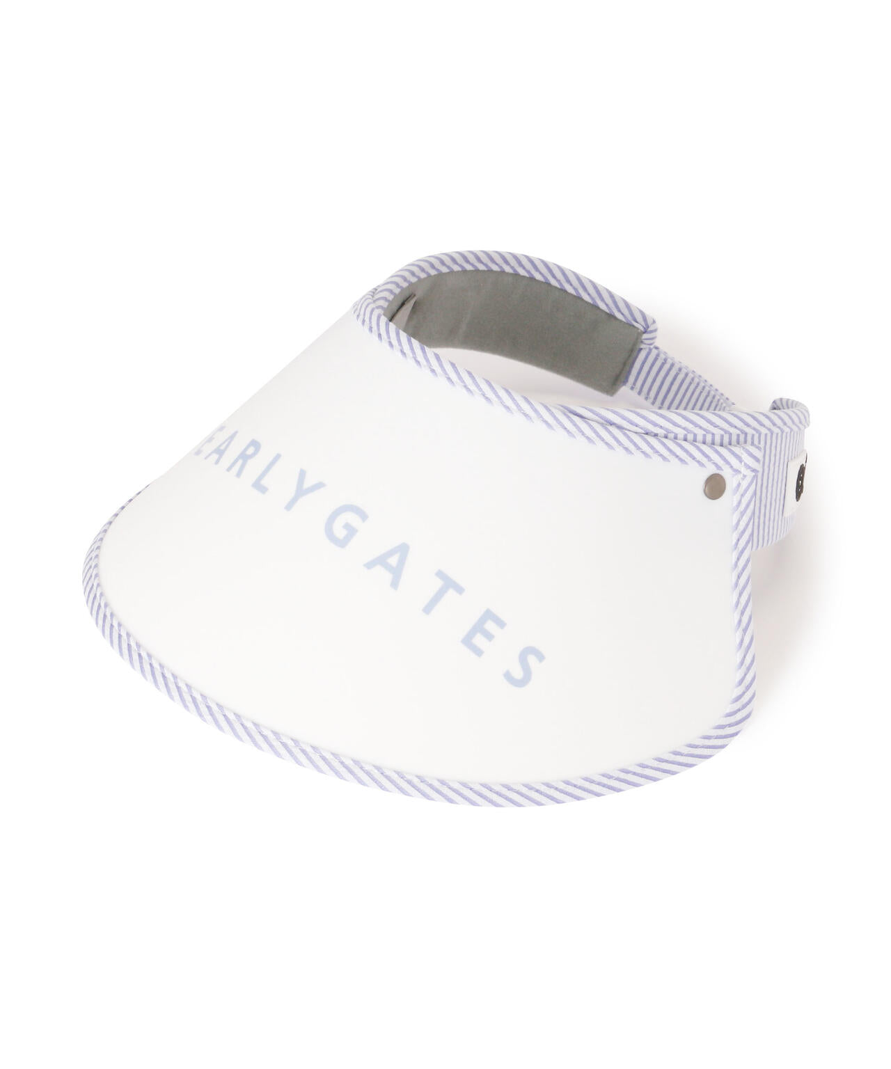 サッカーストライプ柄ＢＩＧブリムＶＩＳＯＲ