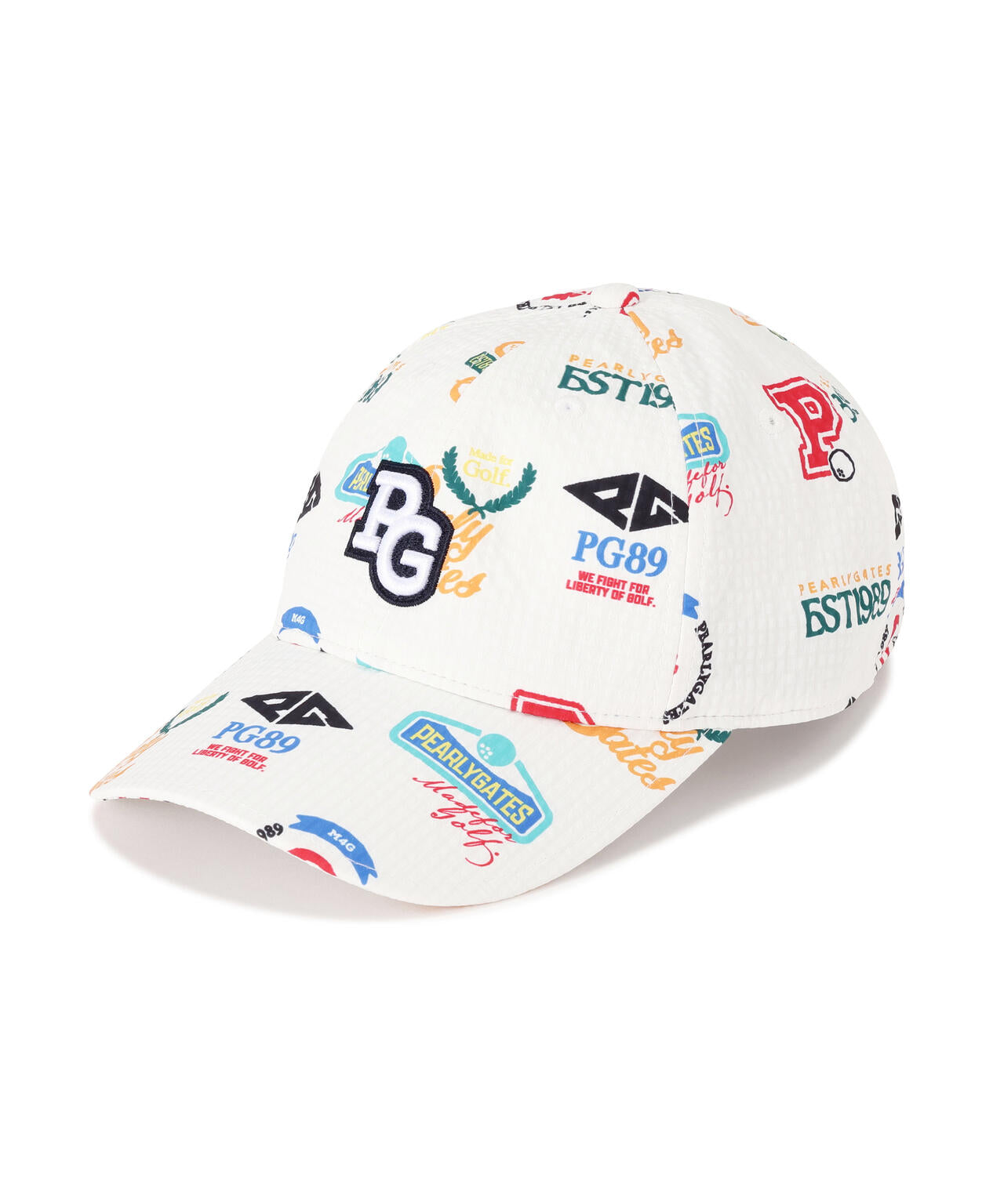 カレッジロゴ柄サッカーキャップ (UNISEX)