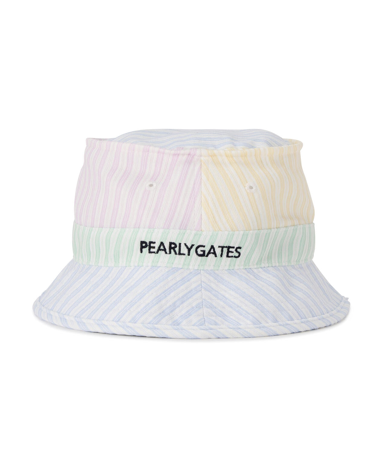 ランダムストライプ柄ハット (UNISEX) | PEARLY GATES（パーリーゲイツ