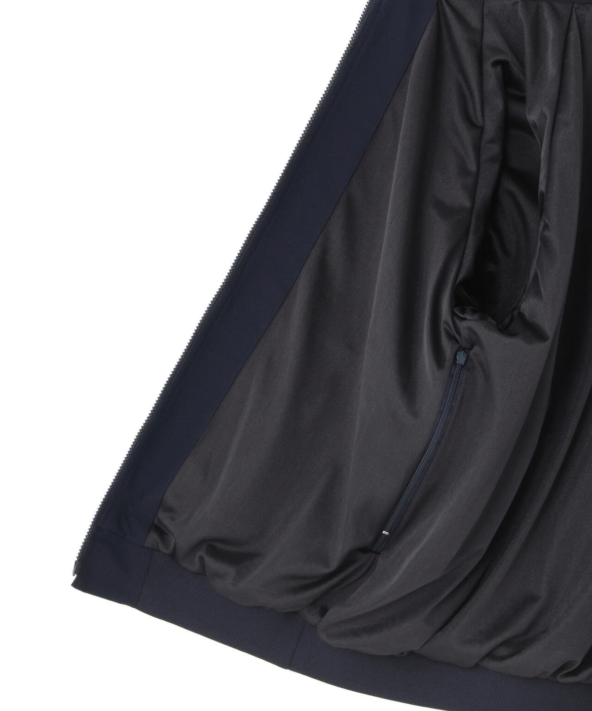 Peメカニカルストレッチ手裏剣ジャガードスタンドジップブルゾン (MENS)