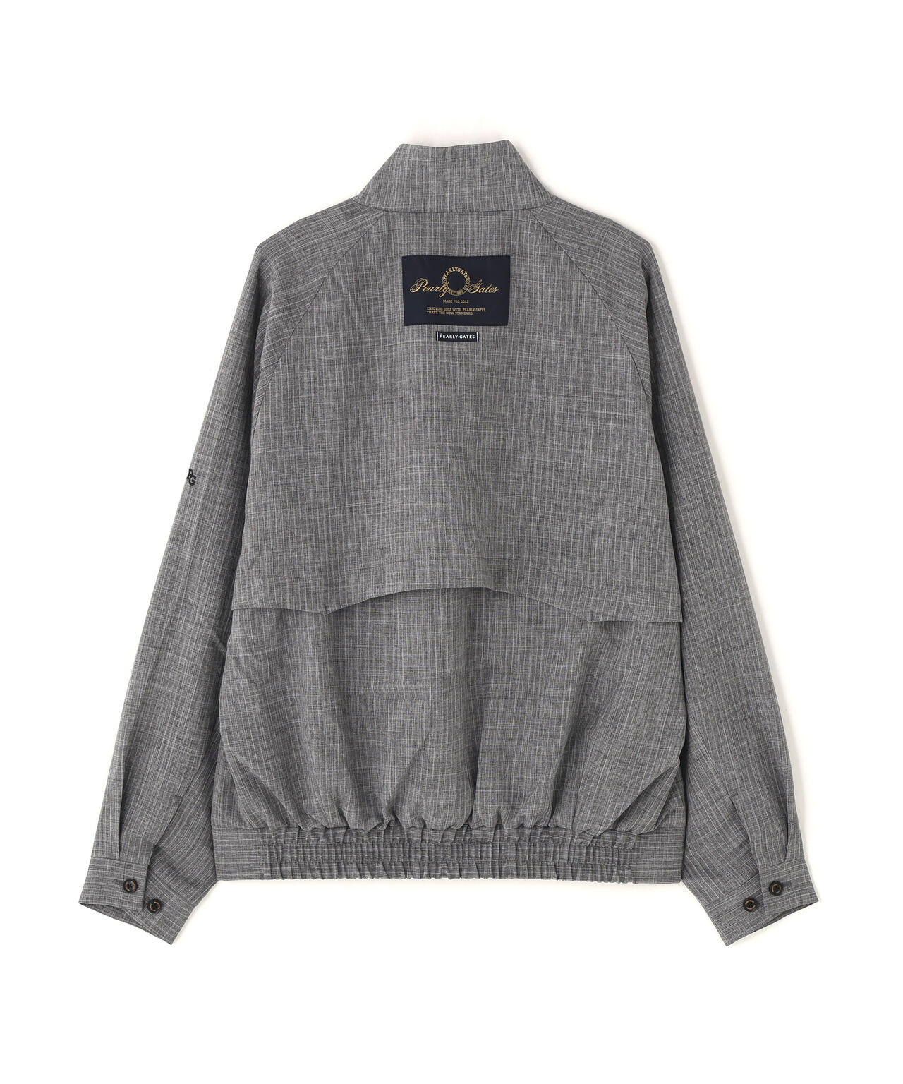 ウーリーノブルゾン ＜杢グレーピンストライプ柄＞ (MENS) | PEARLY