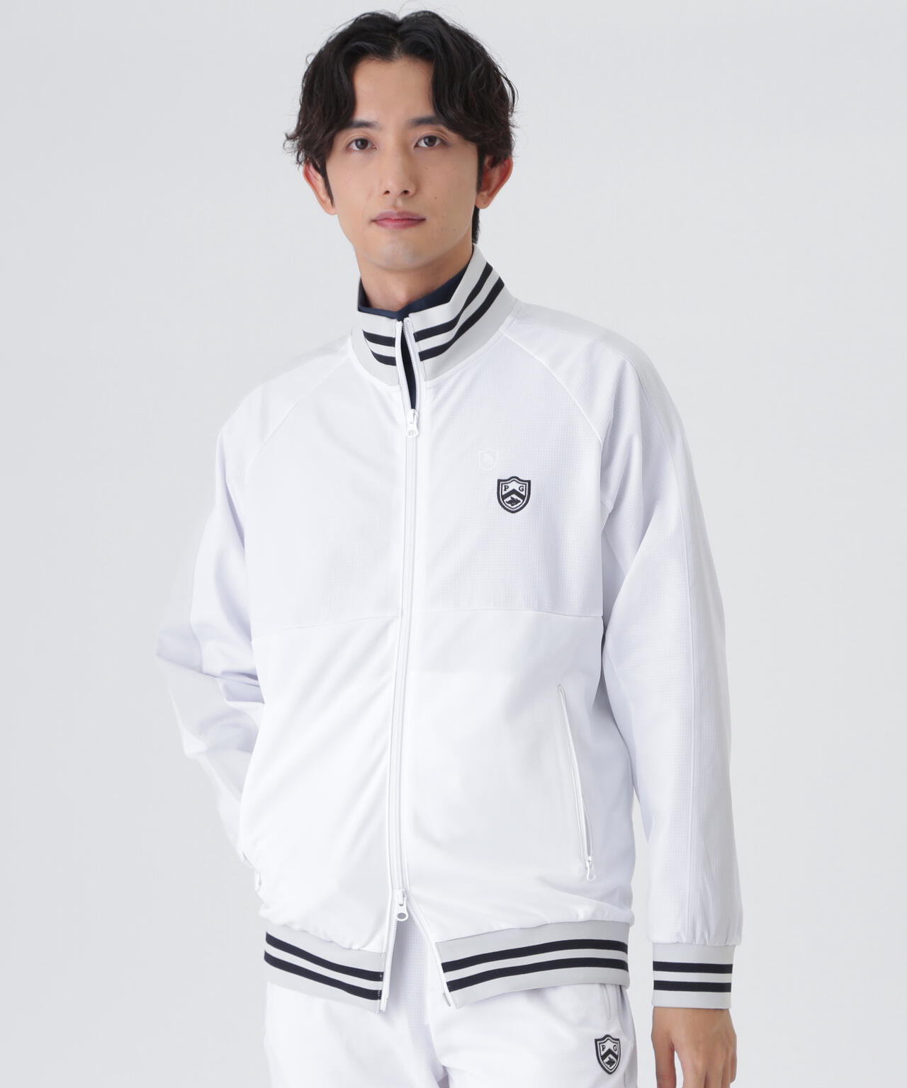TEXBRID丸編みメッシュジャケット (MENS) | PEARLY GATES（パーリー