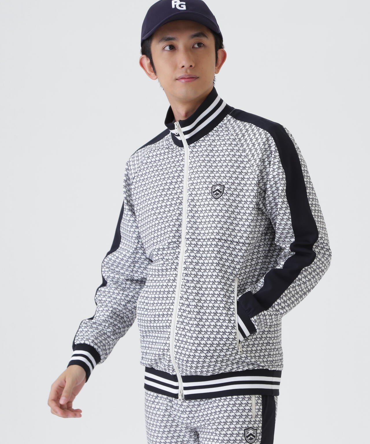 TEXBRID丸編みメッシュジャケット ＜もちうさぎ柄＞ (MENS) | PEARLY