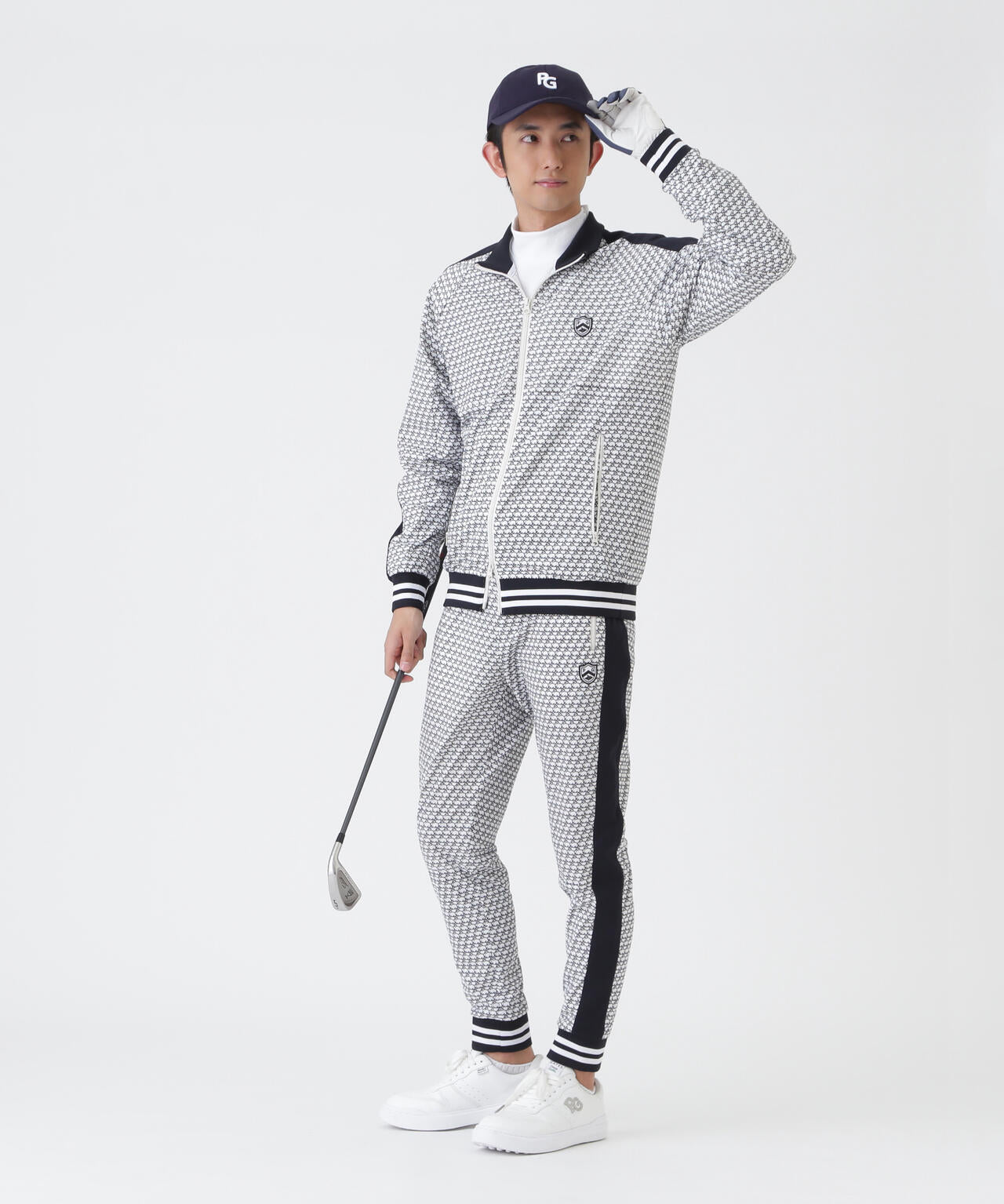 TEXBRID丸編みメッシュジャケット ＜もちうさぎ柄＞ (MENS) | PEARLY