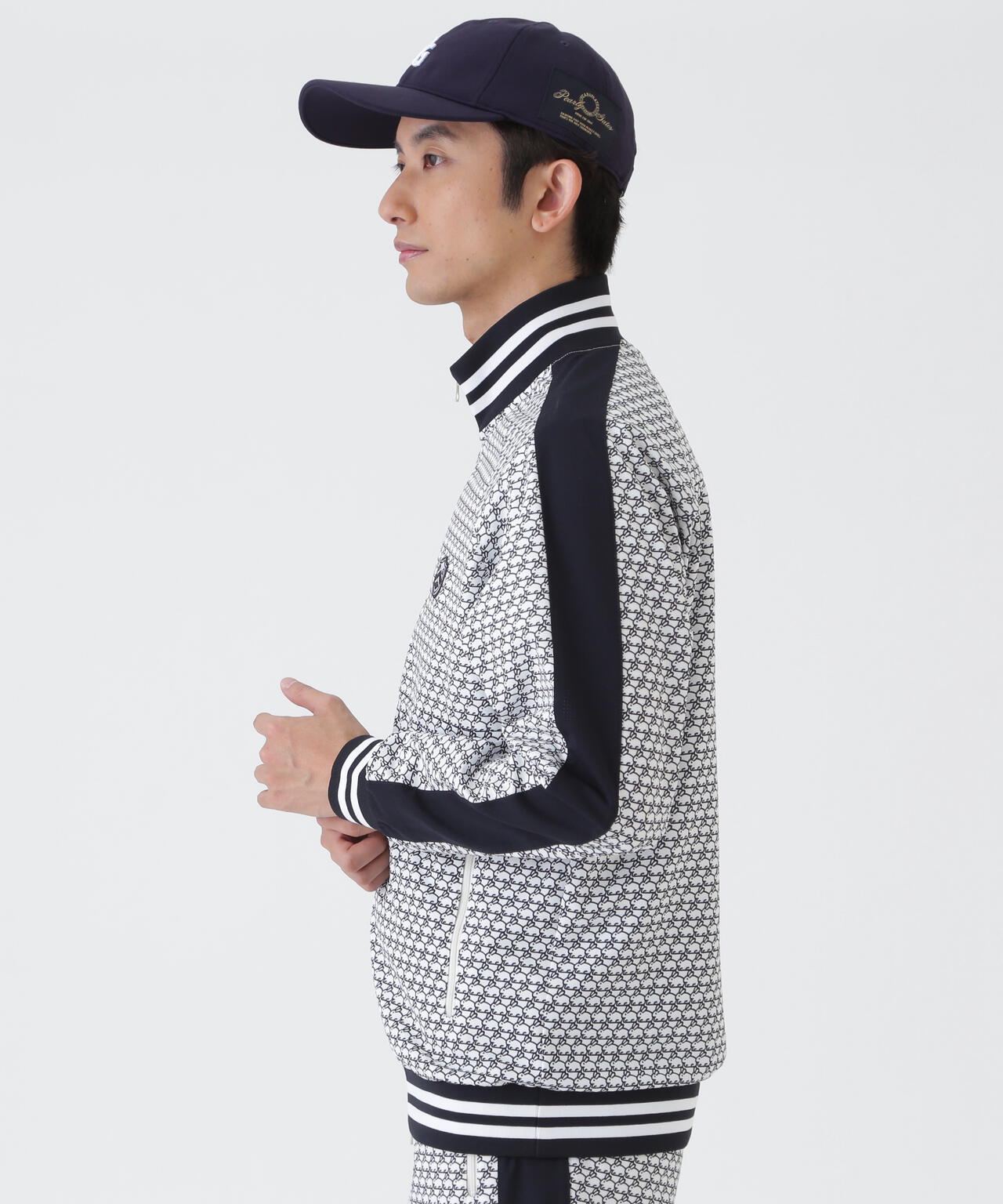 TEXBRID丸編みメッシュジャケット ＜もちうさぎ柄＞ (MENS) | PEARLY