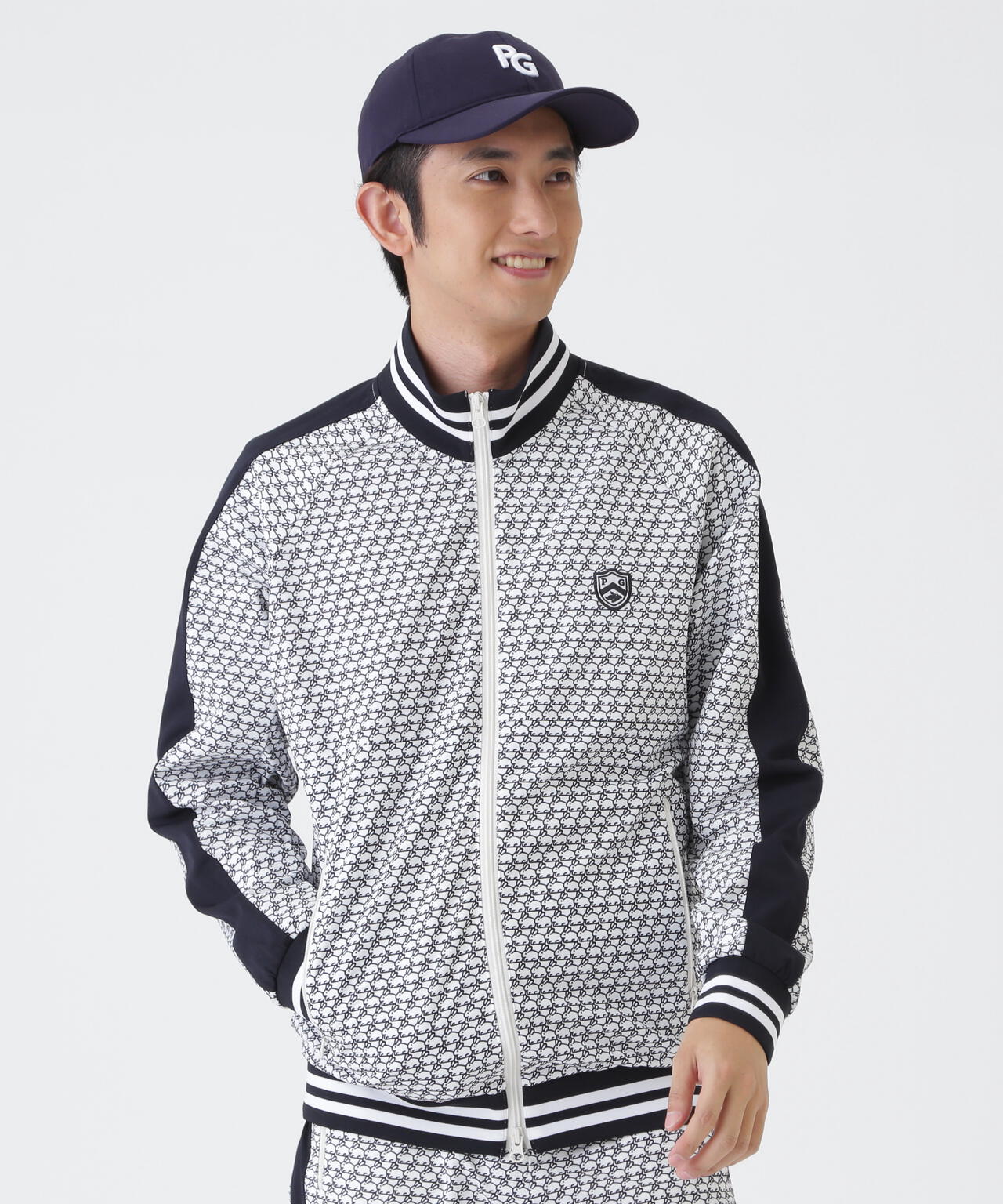 TEXBRID丸編みメッシュジャケット ＜もちうさぎ柄＞ (MENS) | PEARLY