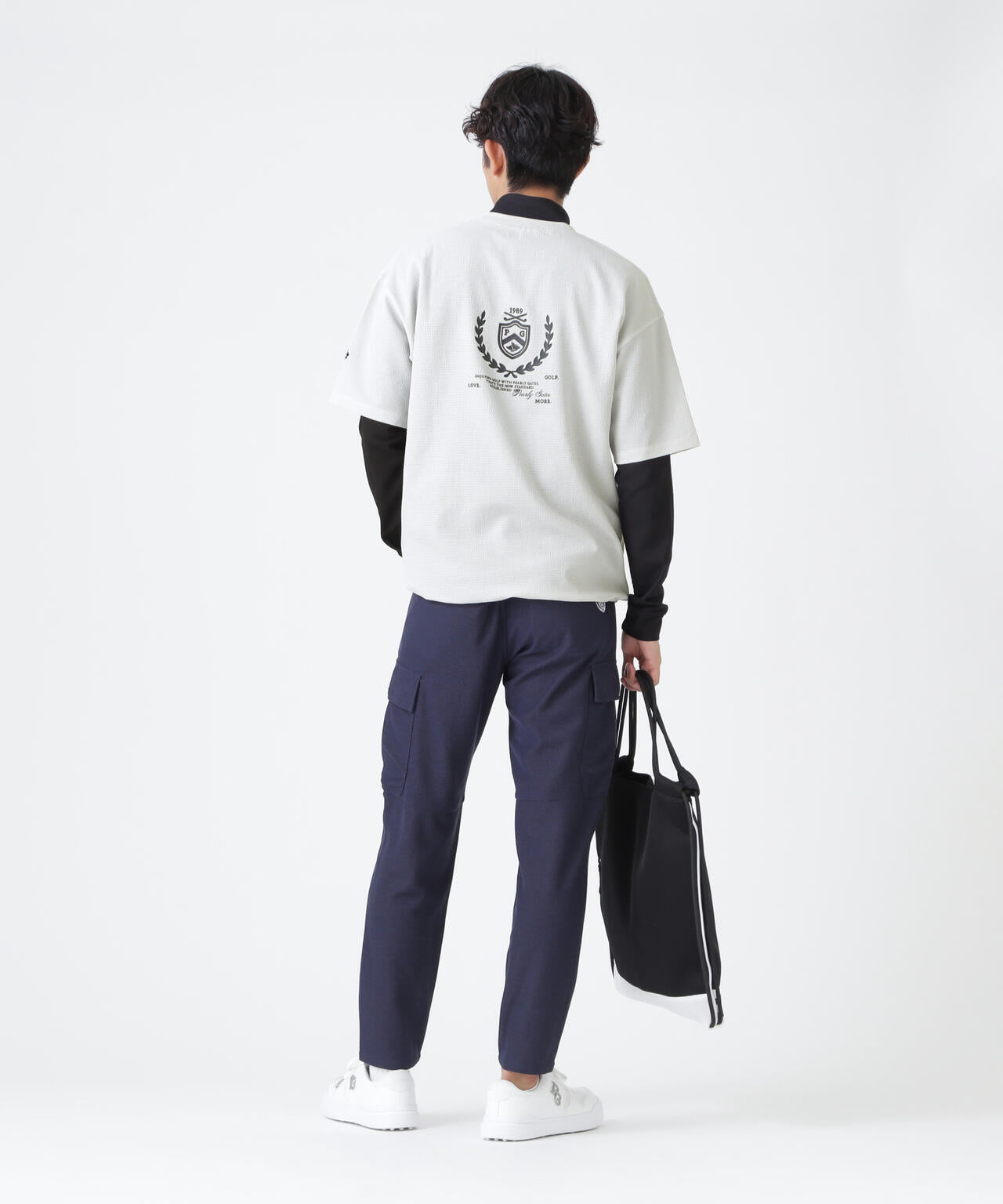 4WAY高通気Woven半袖スニードTシャツ (MENS) | PEARLY GATES（パーリー