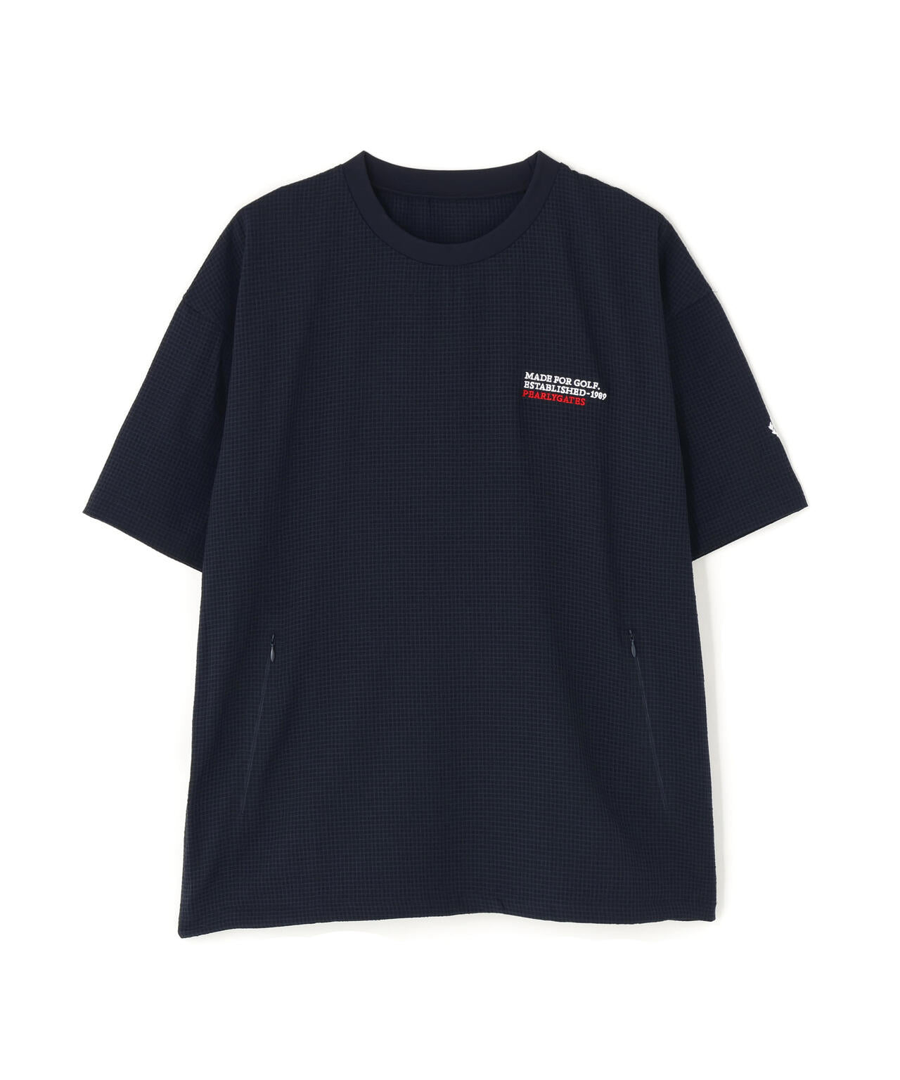 4WAY高通気Woven半袖スニードTシャツ (MENS) | PEARLY GATES（パーリー