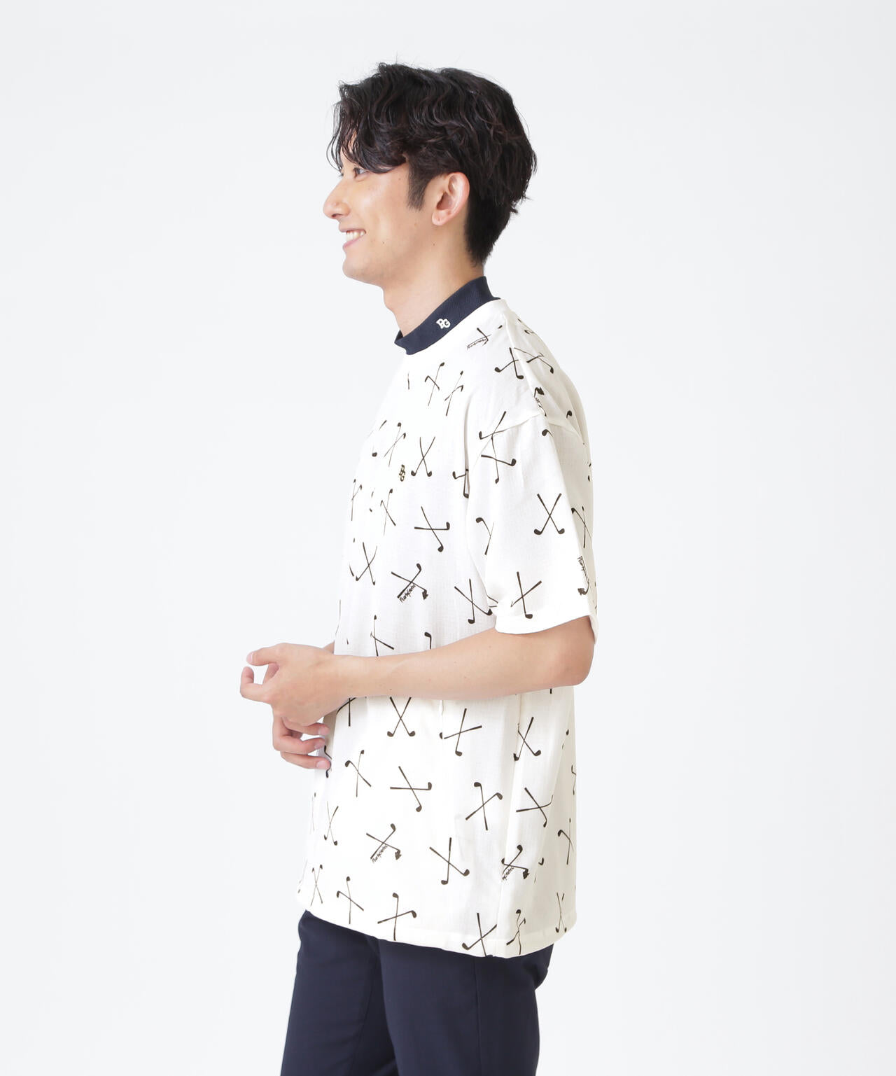 PEARLY GATES ゴルフウェア 4点セット サイズ0 4WAY高通気Woven ＜ゴルフクラブ柄＞ (MENS) | PEARLY GATES（パーリー