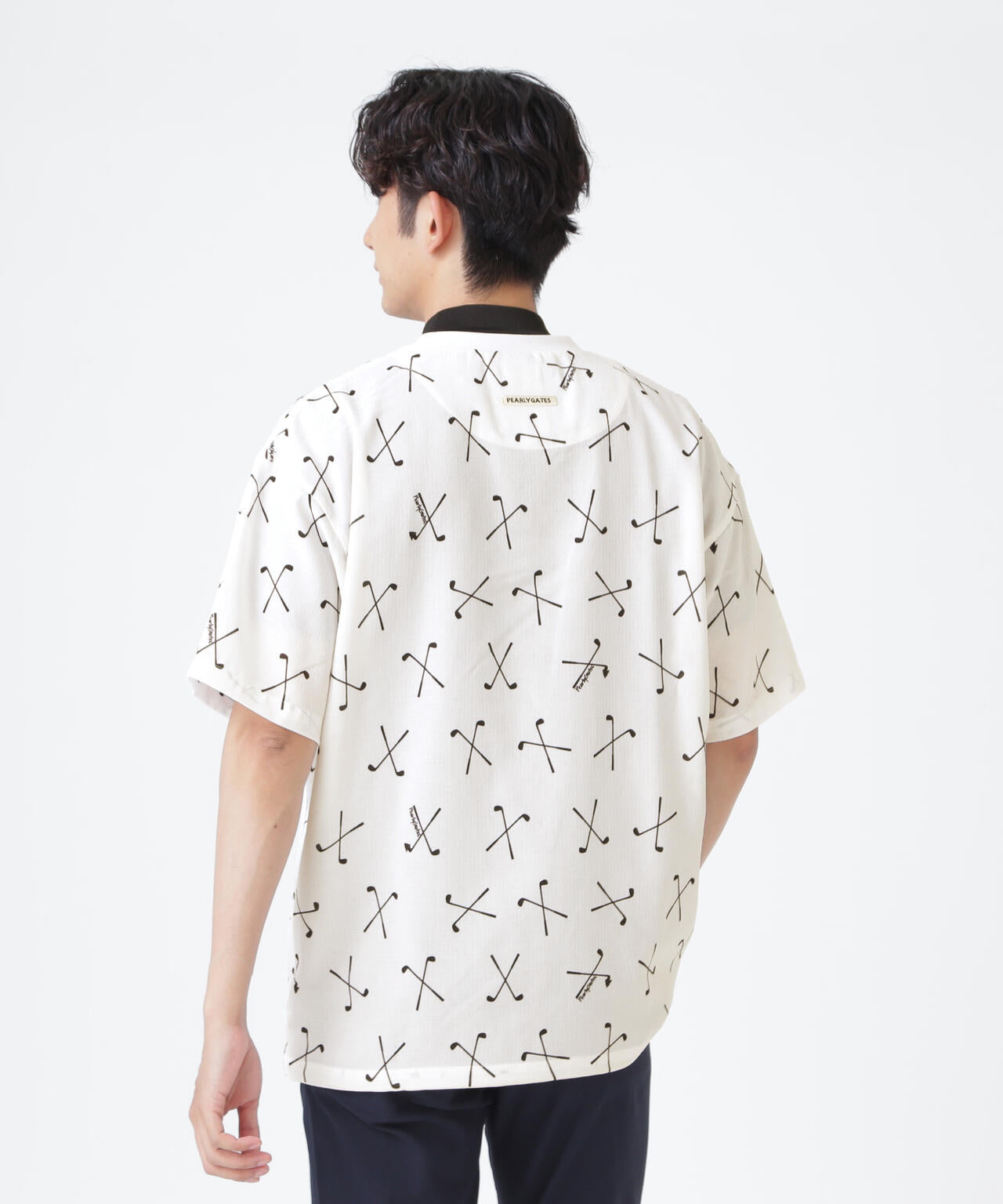 4WAY高通気Woven ＜ゴルフクラブ柄＞ (MENS) | PEARLY GATES（パーリー