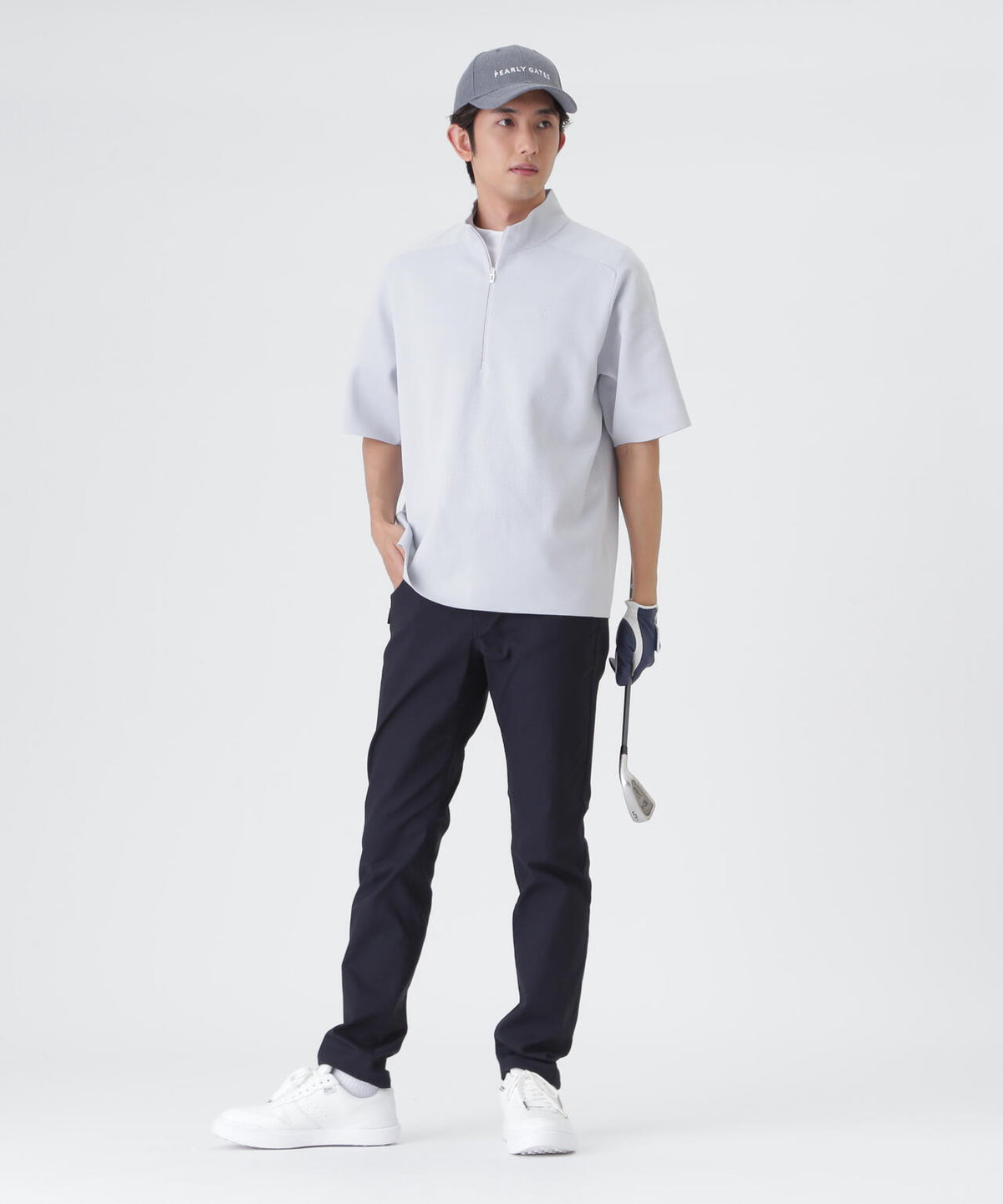 C/Peストレッチカルゼ5ポケットパンツ (MENS)